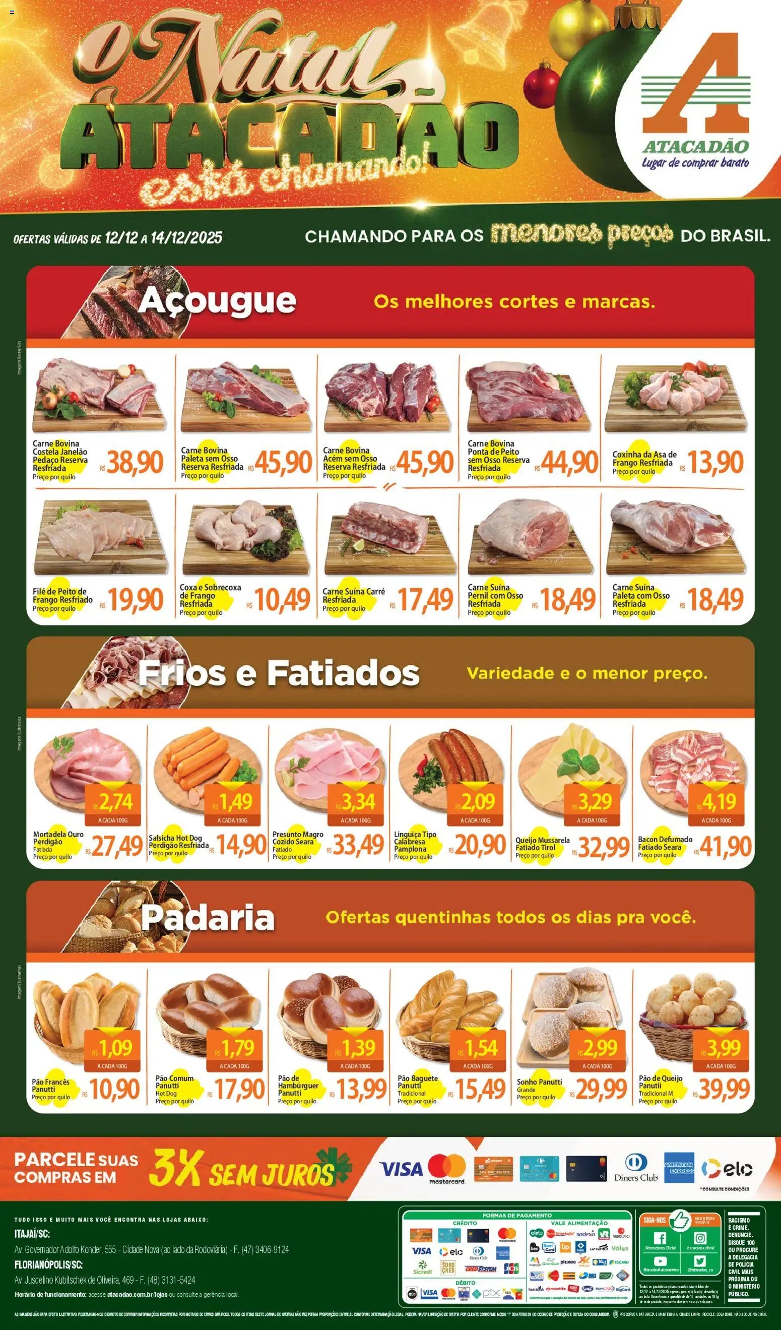 Atacadão folheto a partir de 12/12/2025 Ofertas - SC (2025-12-12 - 2025-12-14)