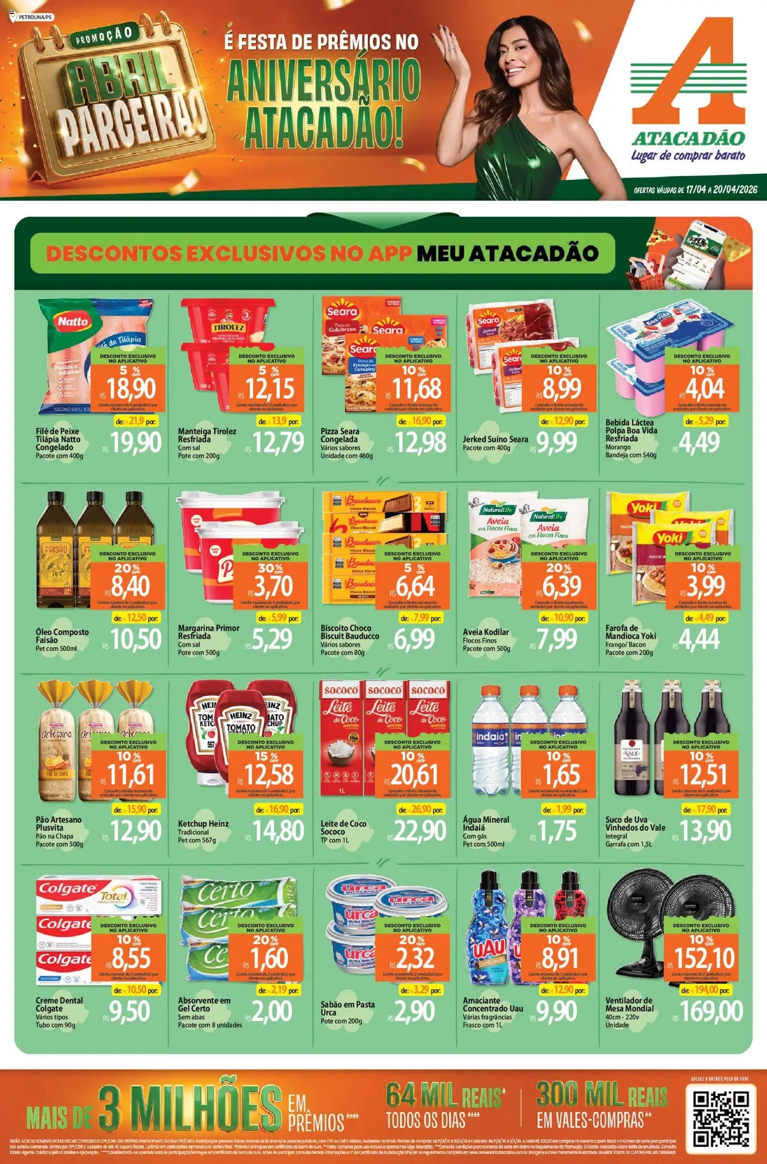 Atacadão folheto a partir de 17/04/2026 Atacadão ofertas - PE (2026-04-17 - 2026-04-20)