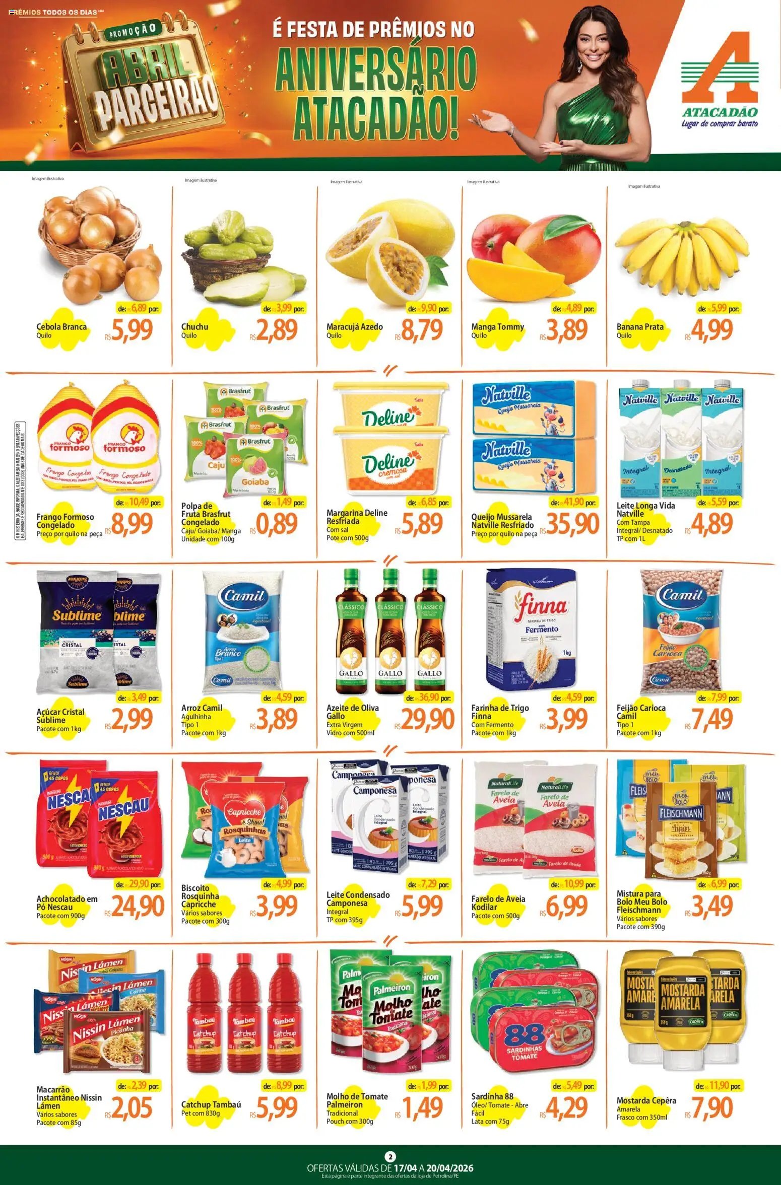 Atacadão folheto a partir de 17/04/2026 Atacadão ofertas - PE (2026-04-17 - 2026-04-20)