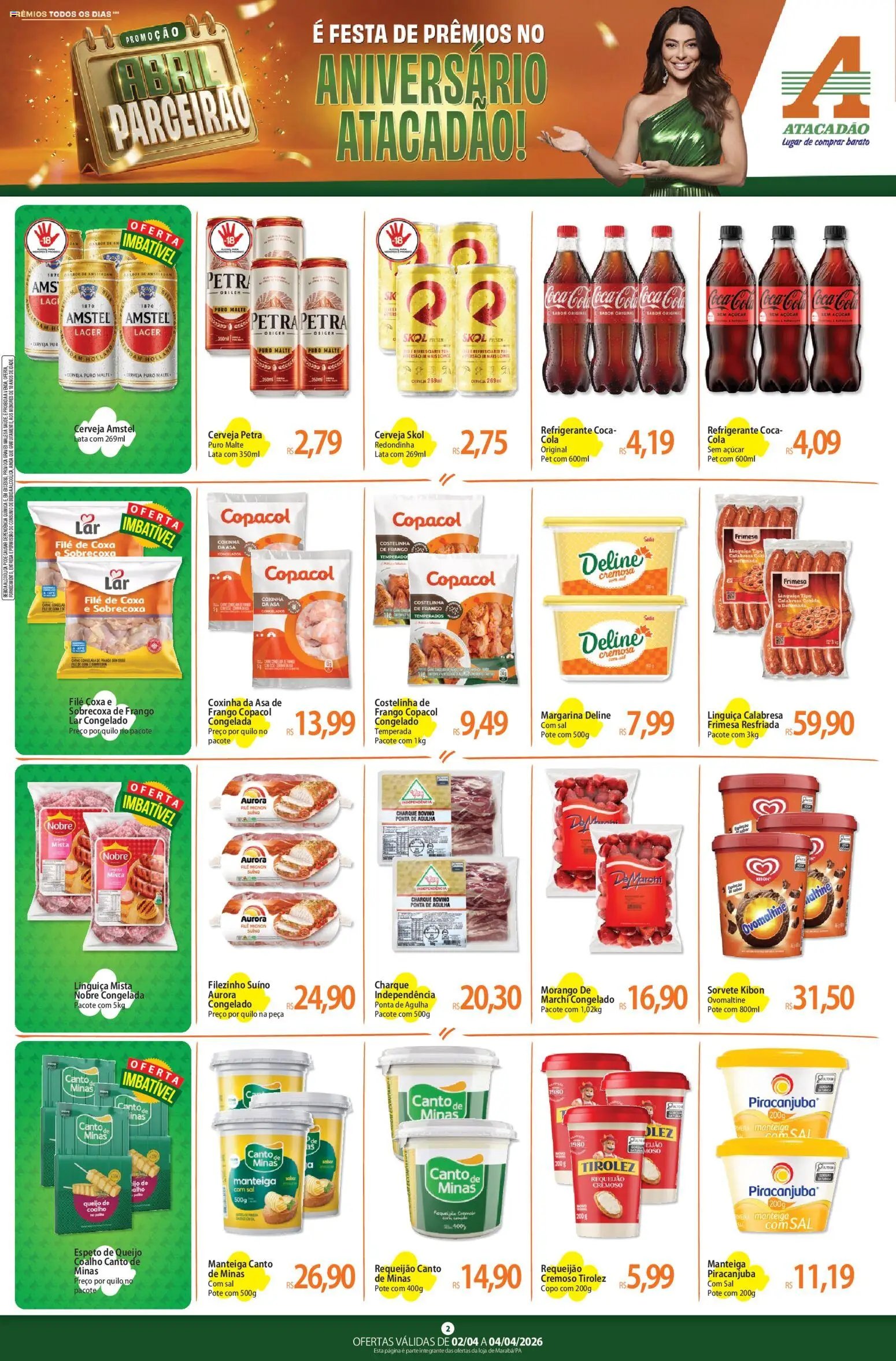 Atacadão folheto a partir de 02/04/2026 Atacadão ofertas - PA (2026-04-02 - 2026-04-04)
