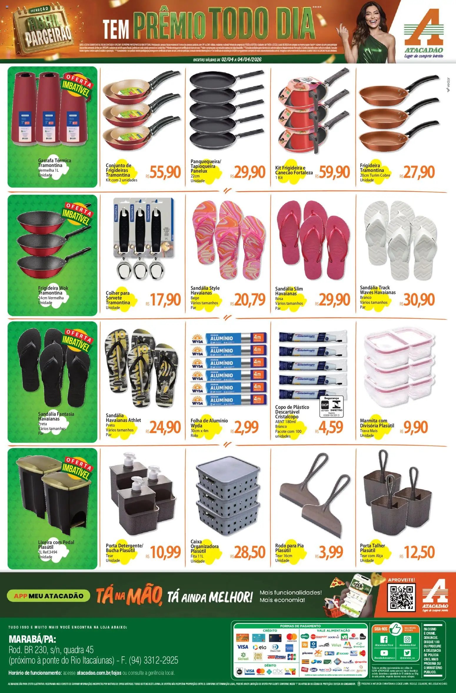 Atacadão folheto a partir de 02/04/2026 Atacadão ofertas - PA (2026-04-02 - 2026-04-04)