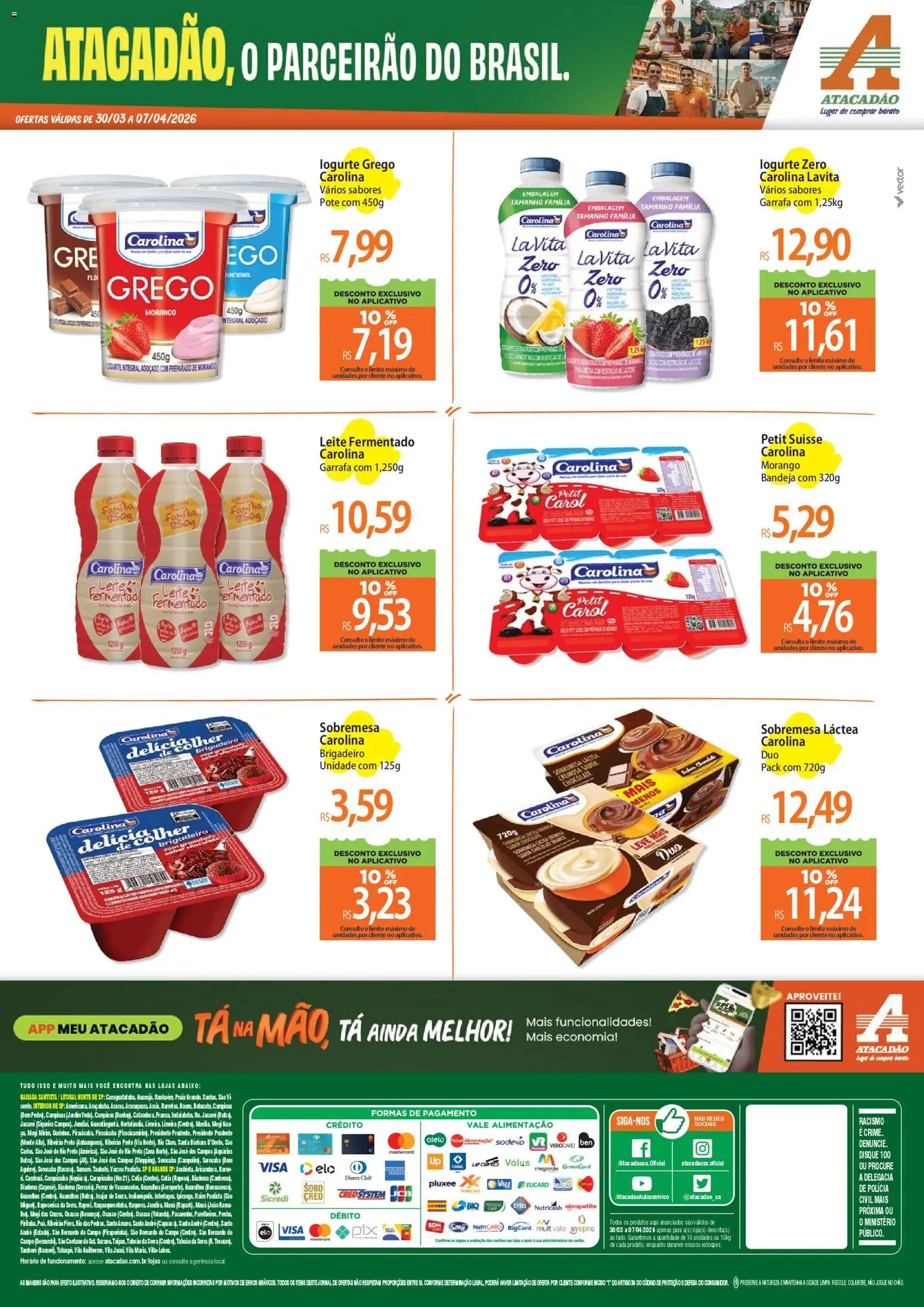 Atacadão folheto a partir de 30/03/2026 Atacadão ofertas - SP (2026-03-30 - 2026-04-07)