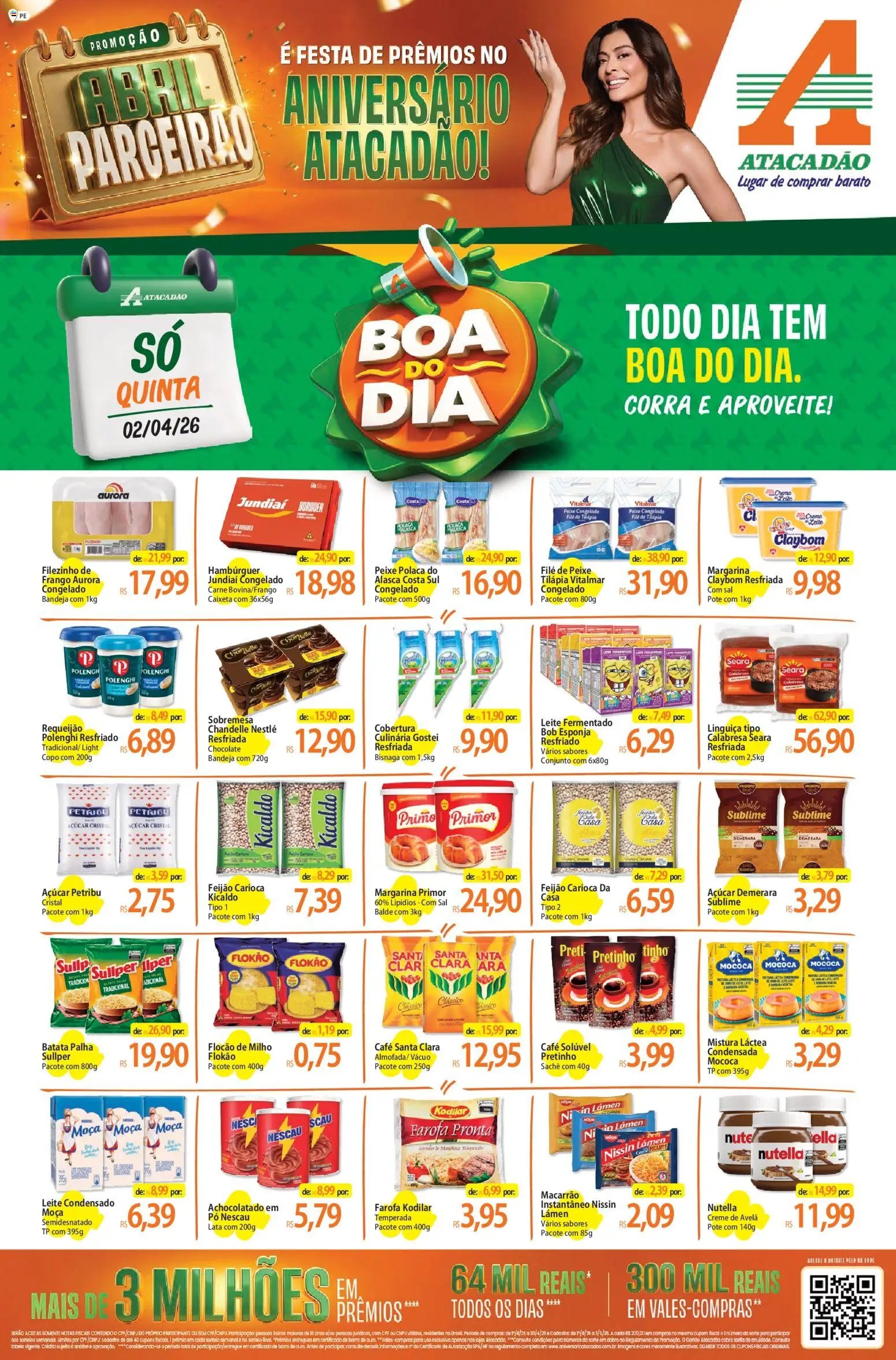 Atacadão folheto a partir de 02/04/2026 Atacadão ofertas - PE (2026-04-02 - 2026-04-02)