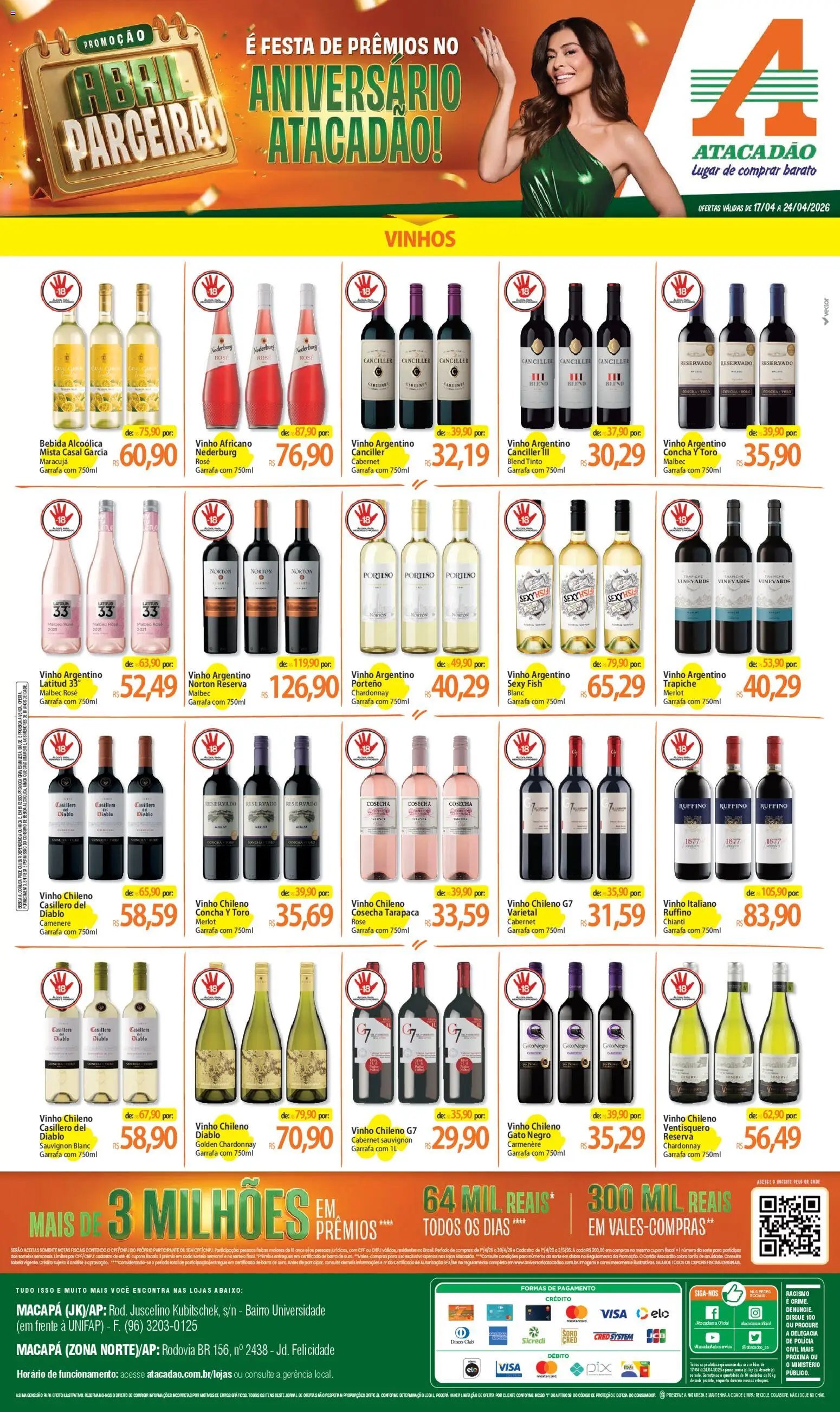 Atacadão folheto a partir de 17/04/2026 Atacadão ofertas - AP (2026-04-17 - 2026-04-24)
