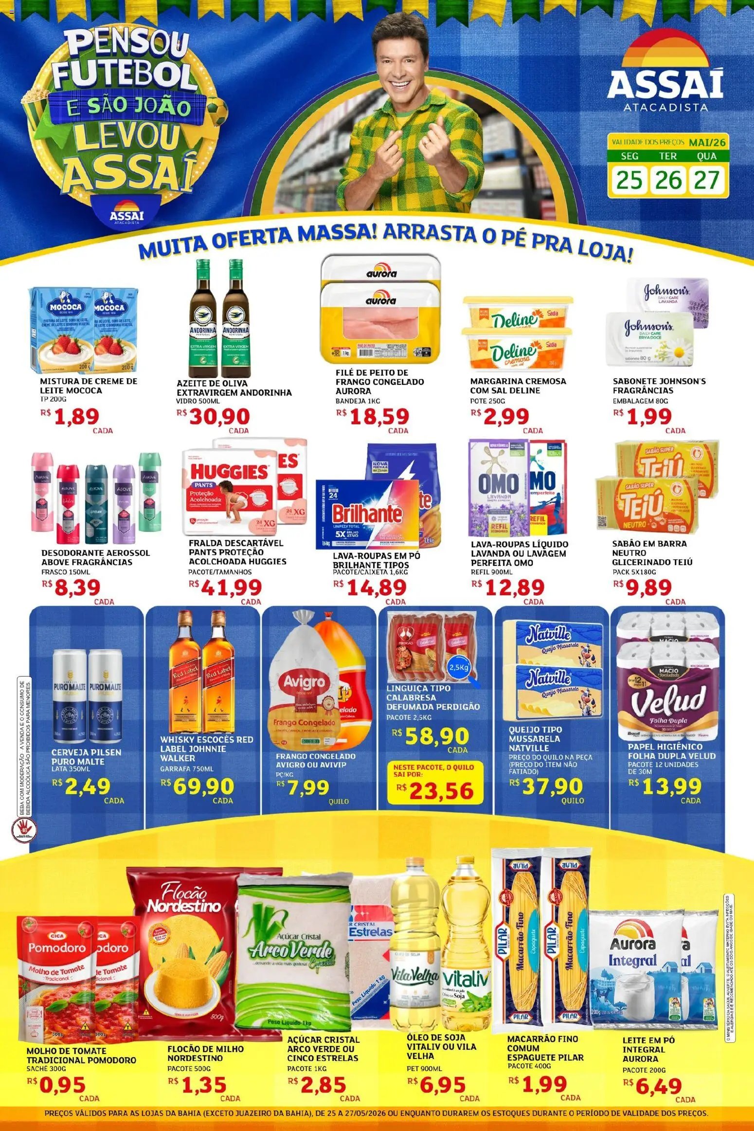 Assaí Atacadista folheto a partir de 25/05/2026 Assaí Atacadista ofertas - BA (2026-05-25 - 2026-05-27)