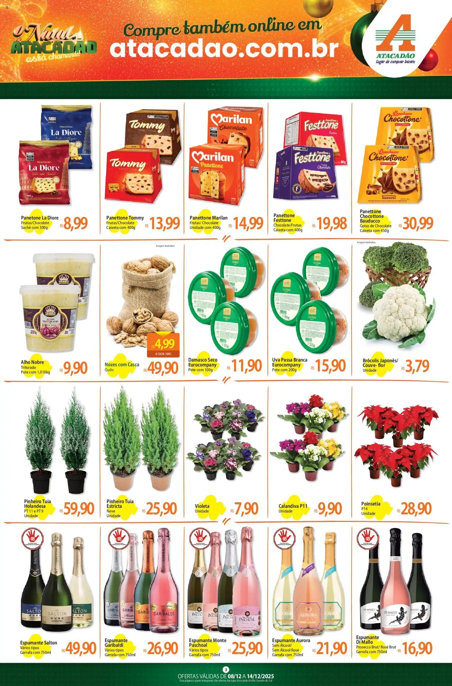 Atacadão folheto a partir de 08/12/2025 Ofertas - RS (2025-12-08 - 2025-12-14)