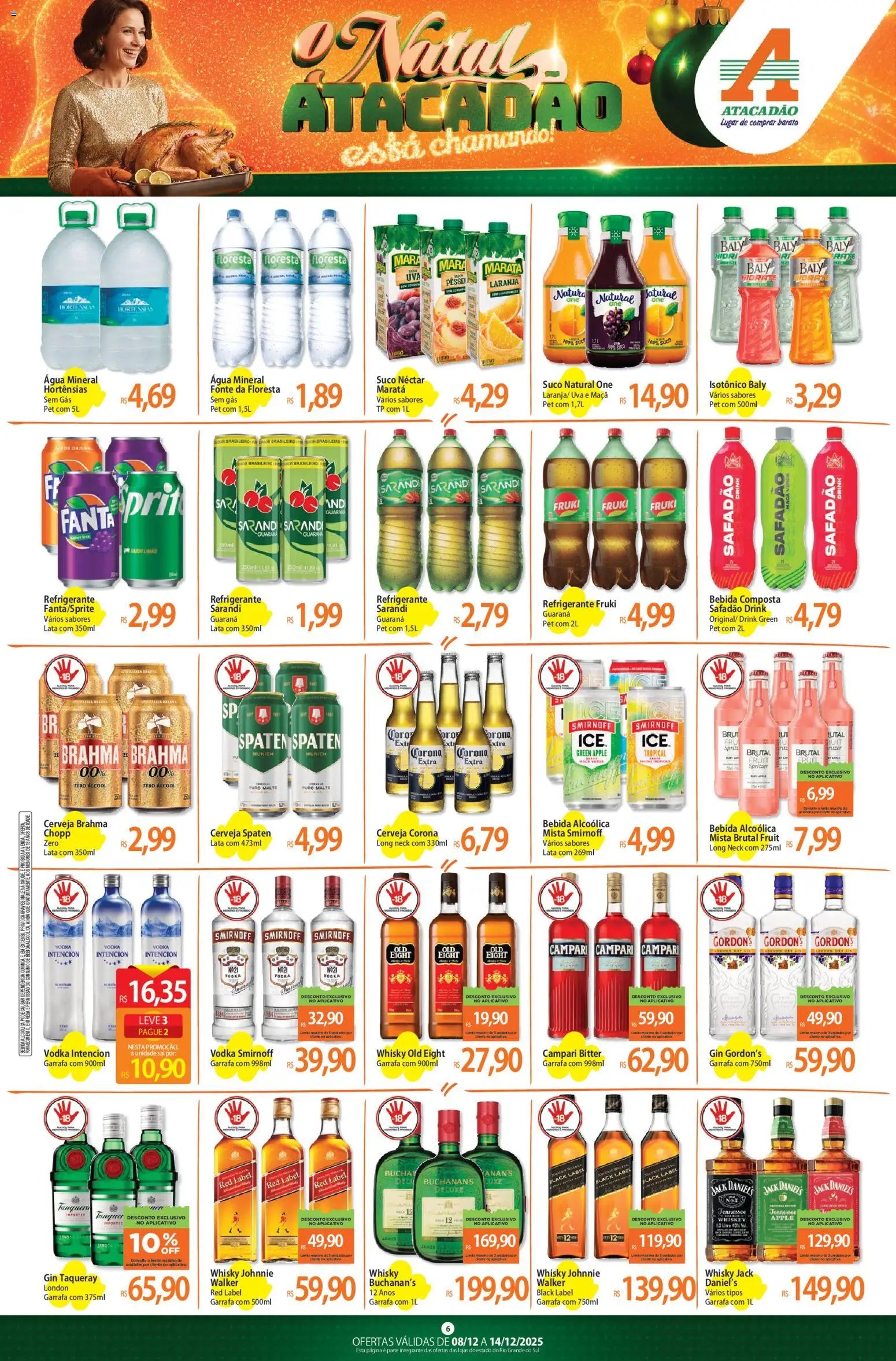 Atacadão folheto a partir de 08/12/2025 Ofertas - RS (2025-12-08 - 2025-12-14)