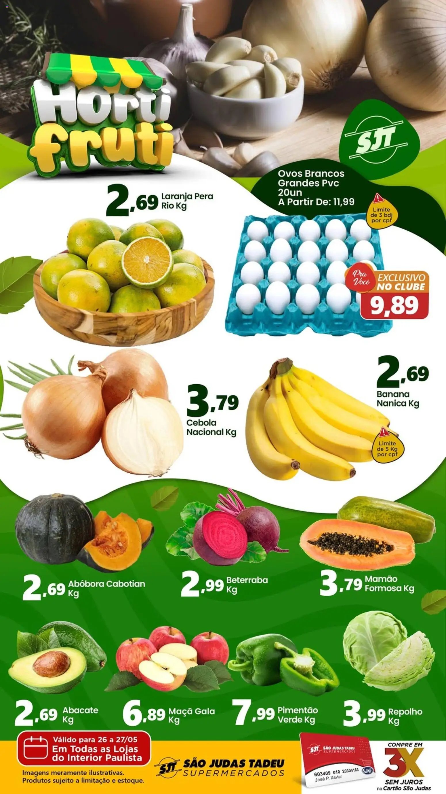 São Judas Tadeu folheto a partir de 26/05/2026 São Judas Tadeu ofertas Hortifruti (2026-05-26 - 2026-05-27)