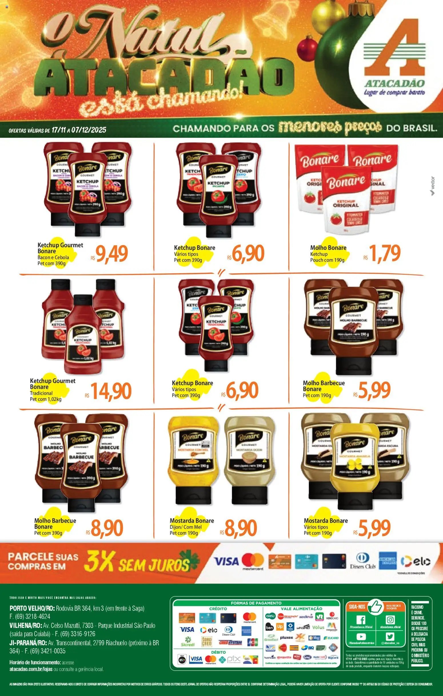 Atacadão folheto a partir de 17/11/2025 Ofertas - RO (2025-11-17 - 2025-12-07)