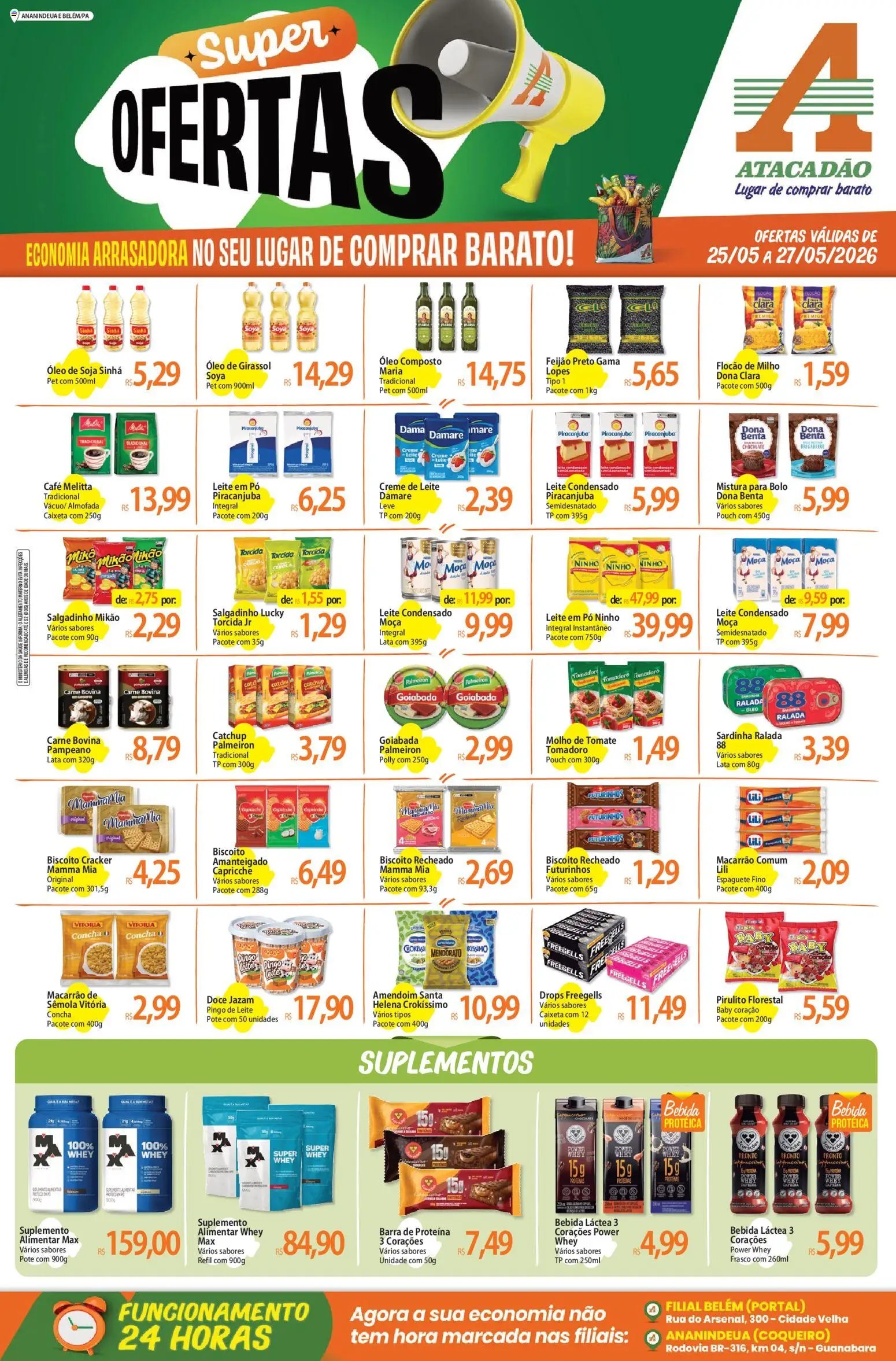 Atacadão folheto a partir de 25/05/2026 Atacadão ofertas - PA (2026-05-25 - 2026-05-27)