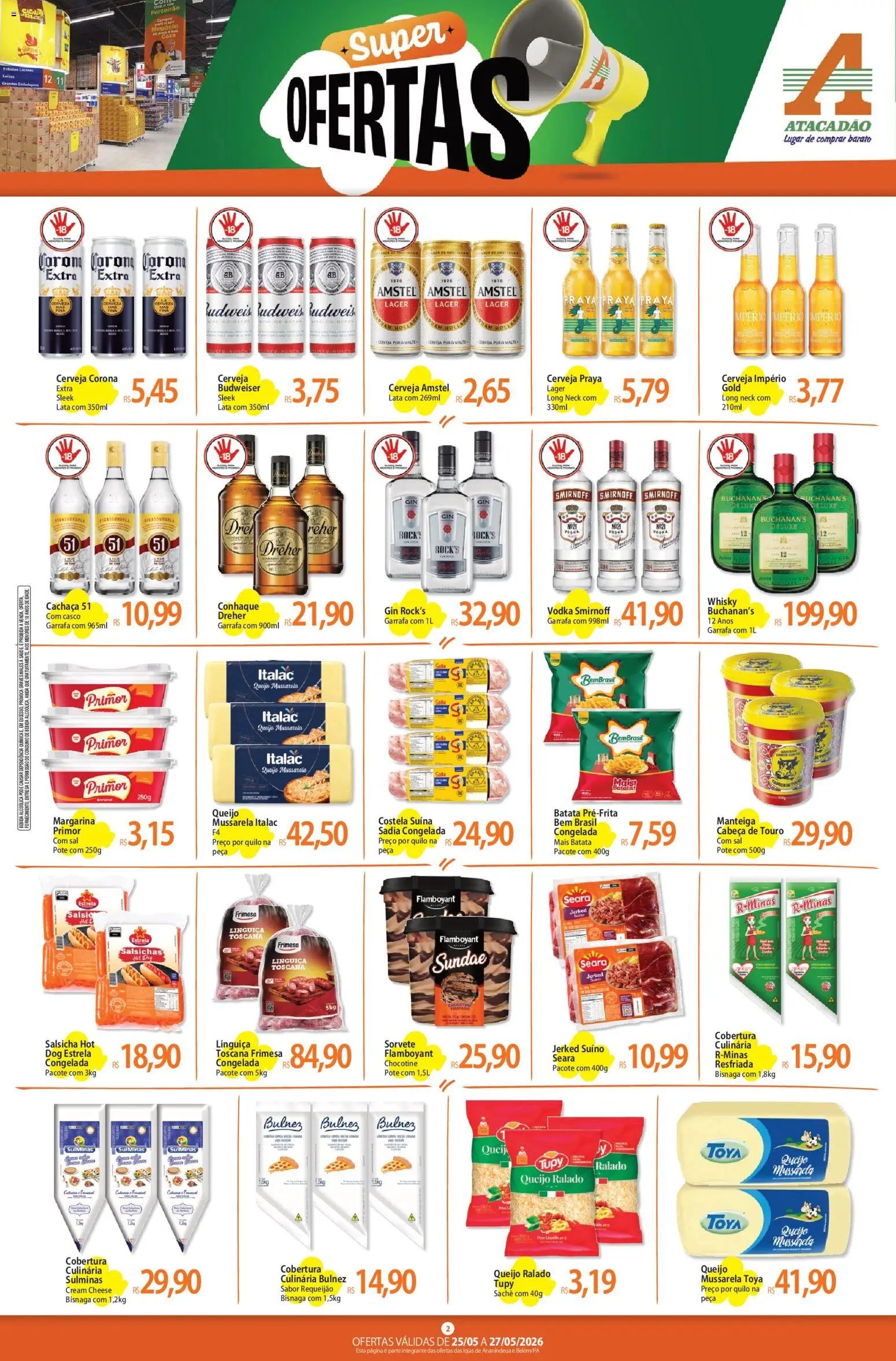 Atacadão folheto a partir de 25/05/2026 Atacadão ofertas - PA (2026-05-25 - 2026-05-27)