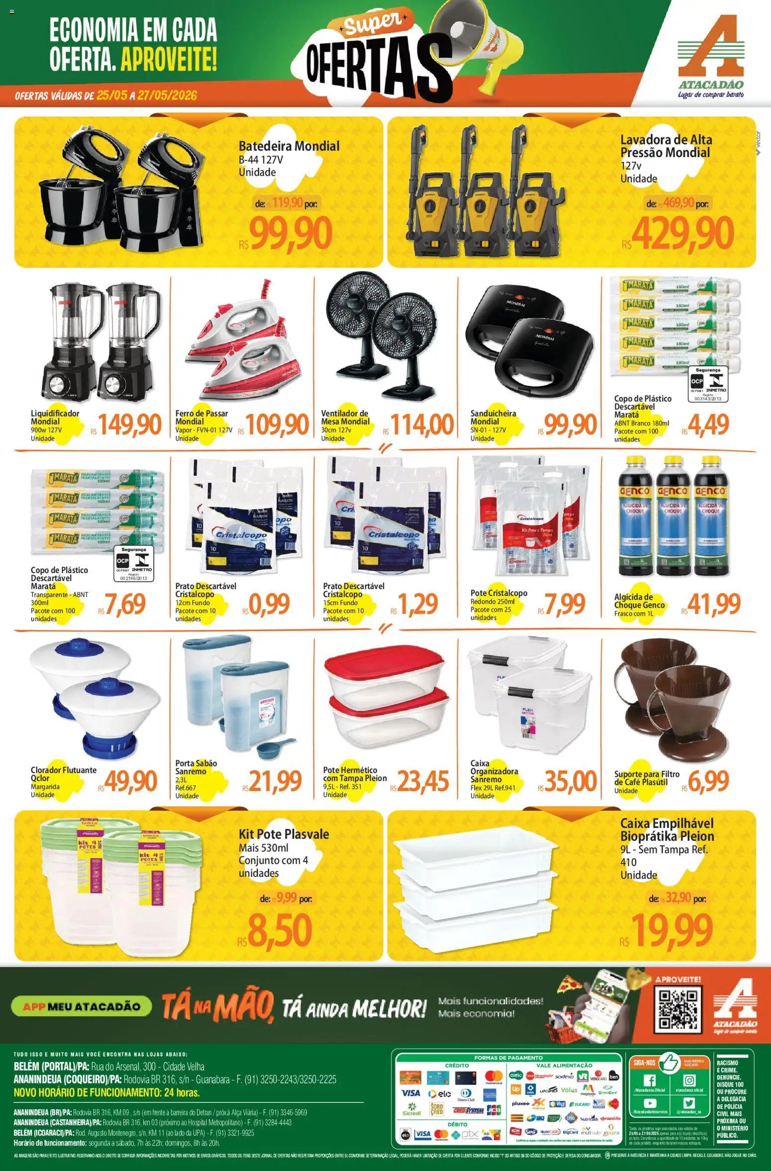 Atacadão folheto a partir de 25/05/2026 Atacadão ofertas - PA (2026-05-25 - 2026-05-27)