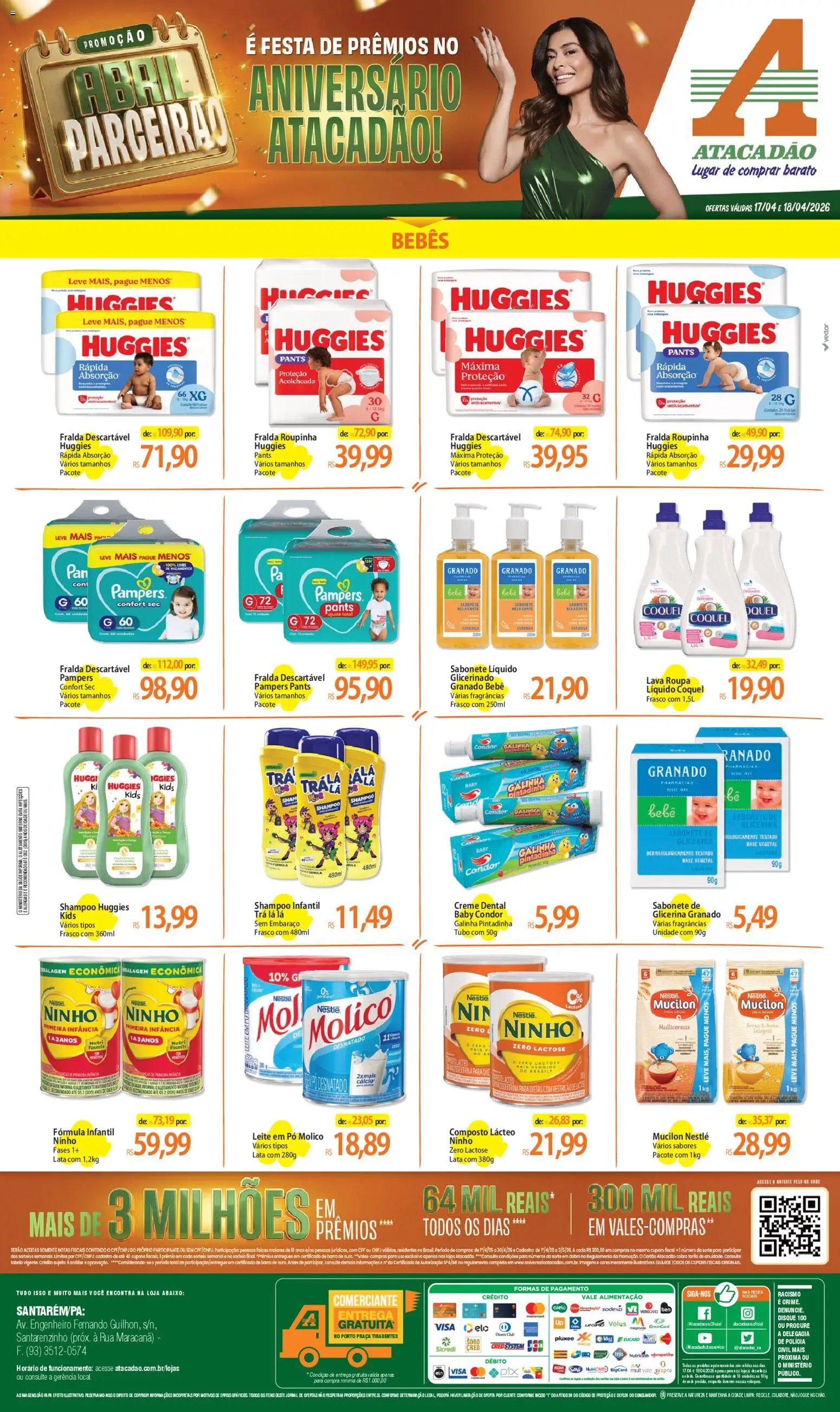 Atacadão folheto a partir de 17/04/2026 Atacadão ofertas - PA (2026-04-17 - 2026-04-18)