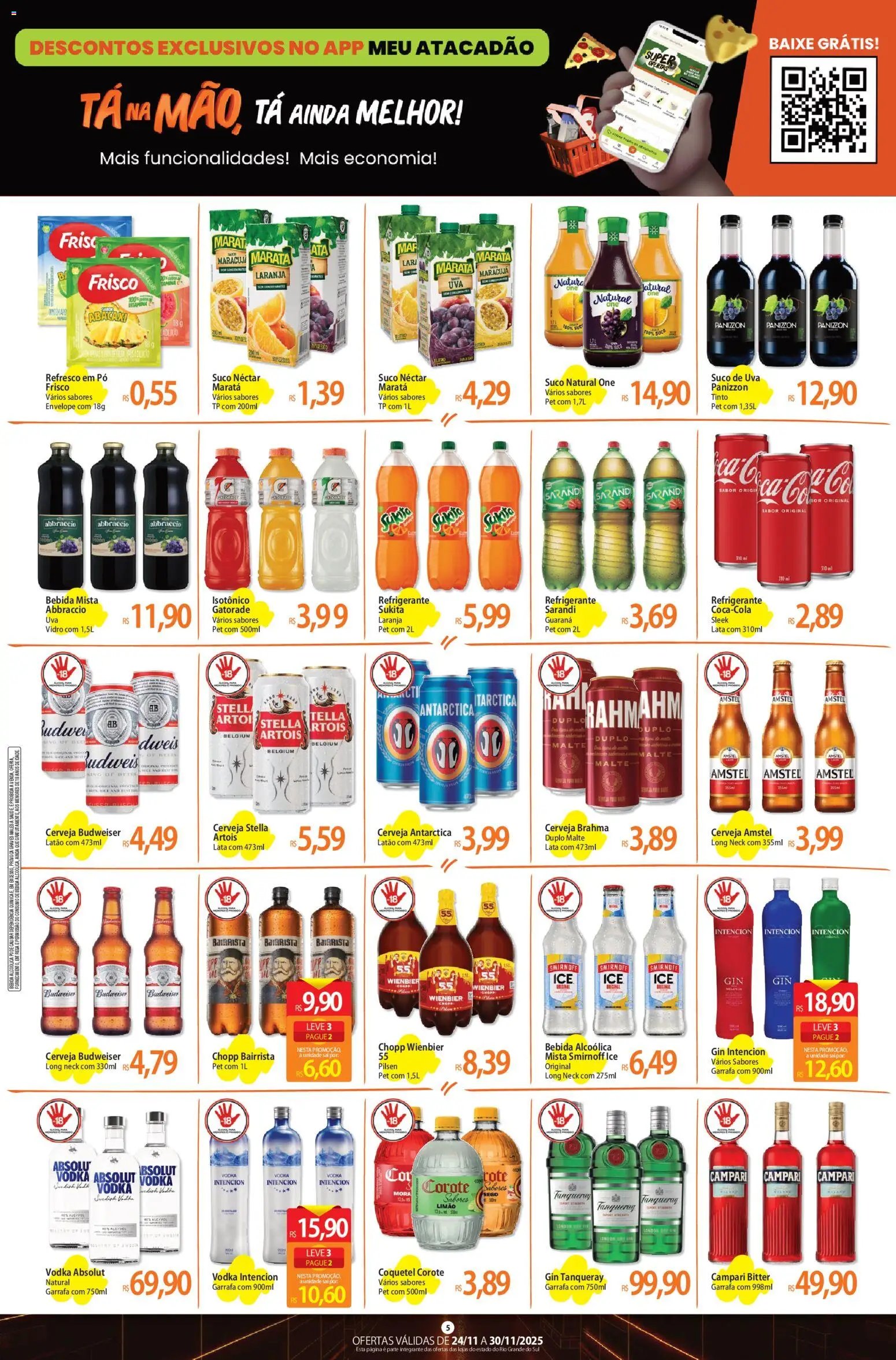 Atacadão folheto a partir de 24/11/2025 Ofertas - RS (2025-11-24 - 2025-11-30)