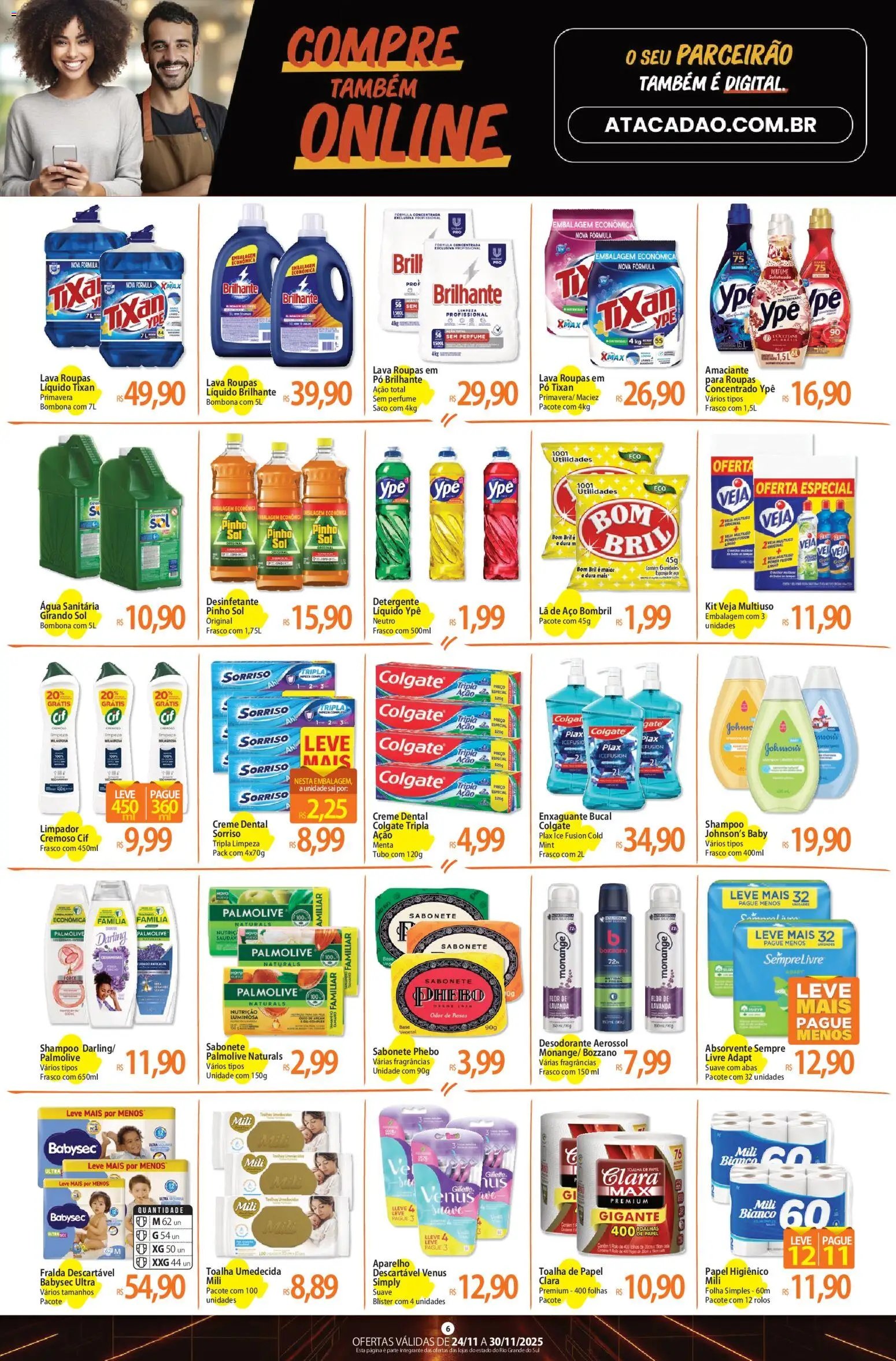 Atacadão folheto a partir de 24/11/2025 Ofertas - RS (2025-11-24 - 2025-11-30)