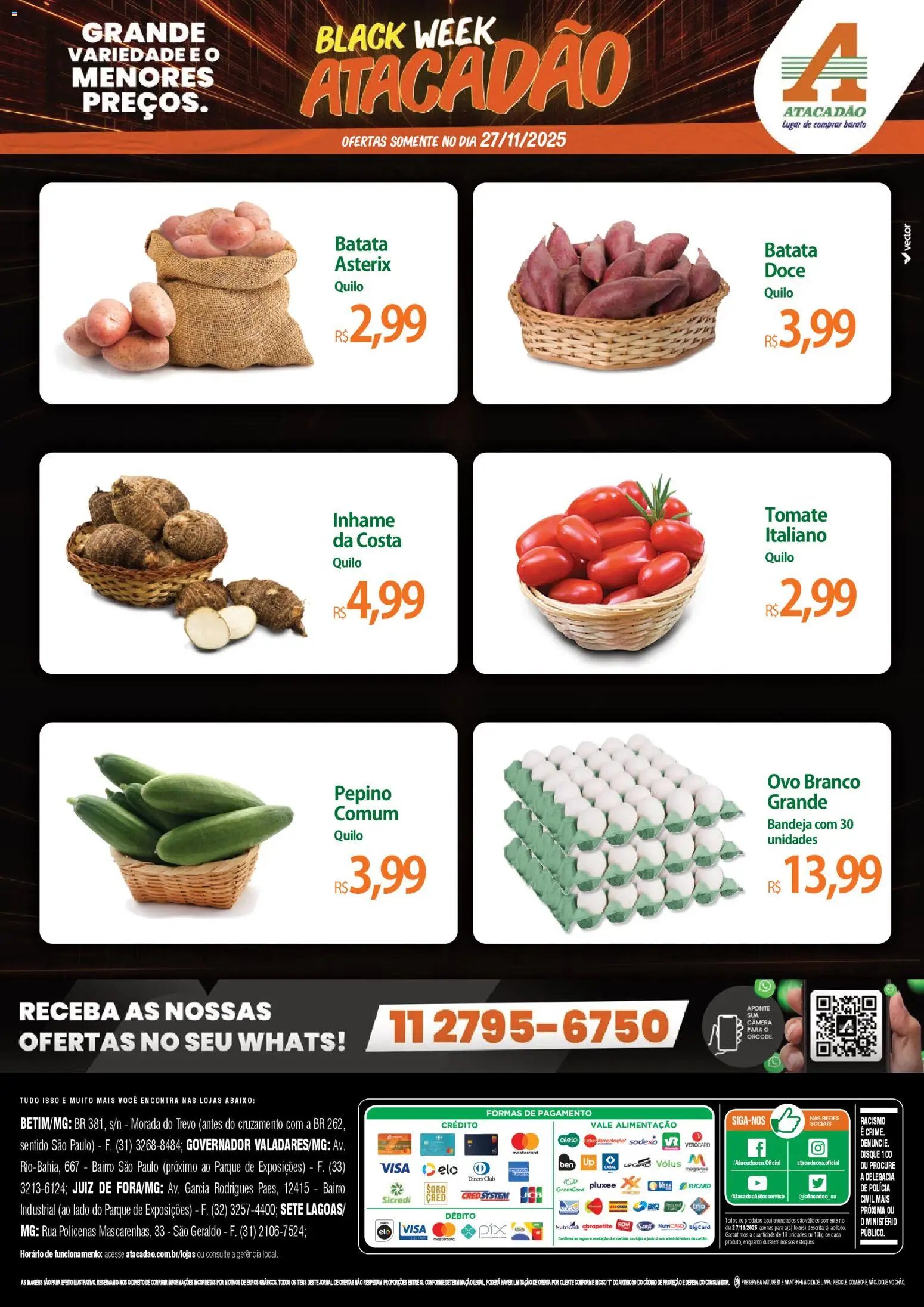 Atacadão folheto a partir de 27/11/2025 Ofertas - MG (2025-11-27 - 2025-11-27)