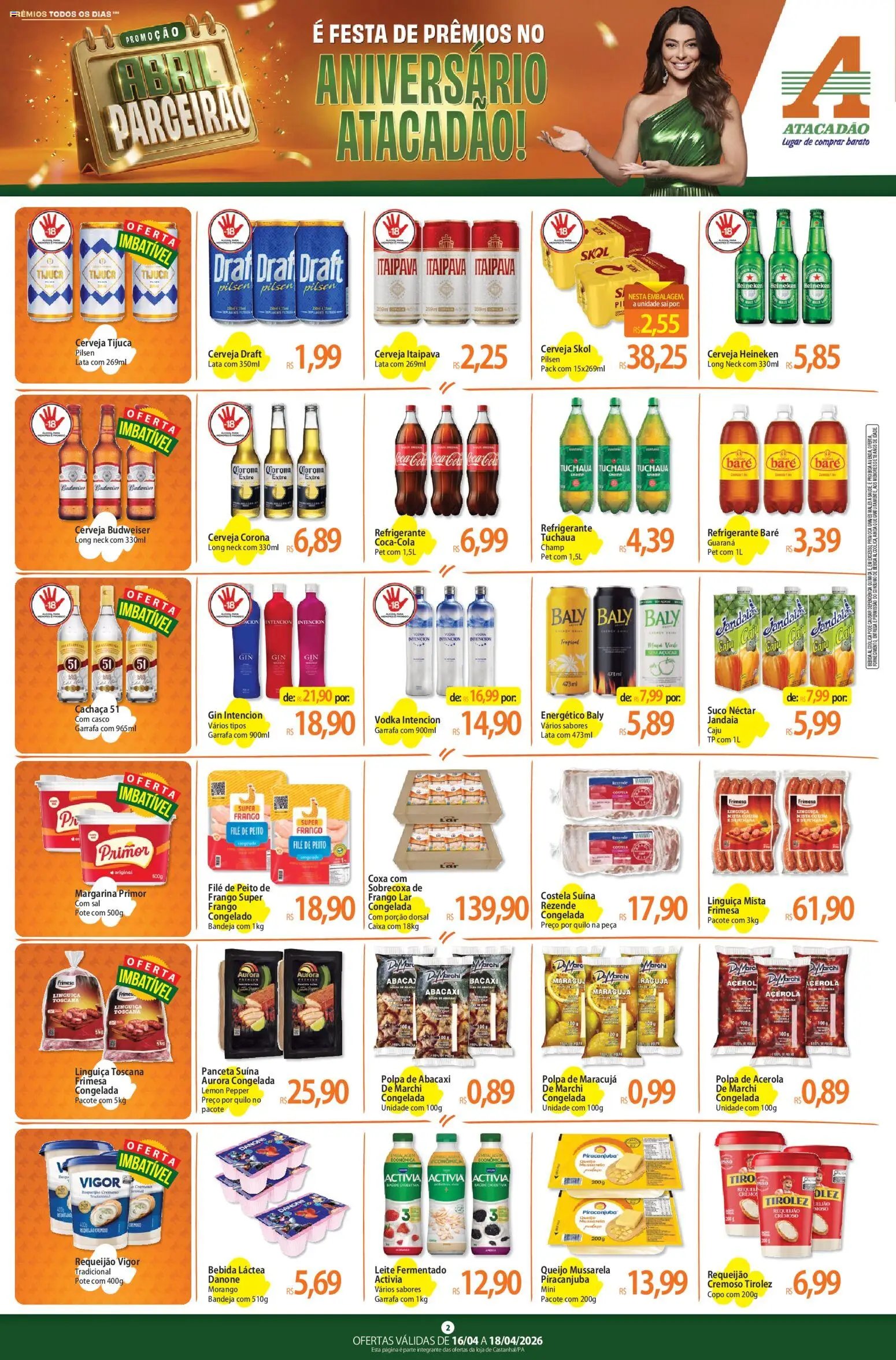 Atacadão folheto a partir de 16/04/2026 Atacadão ofertas - PA (2026-04-16 - 2026-04-18)