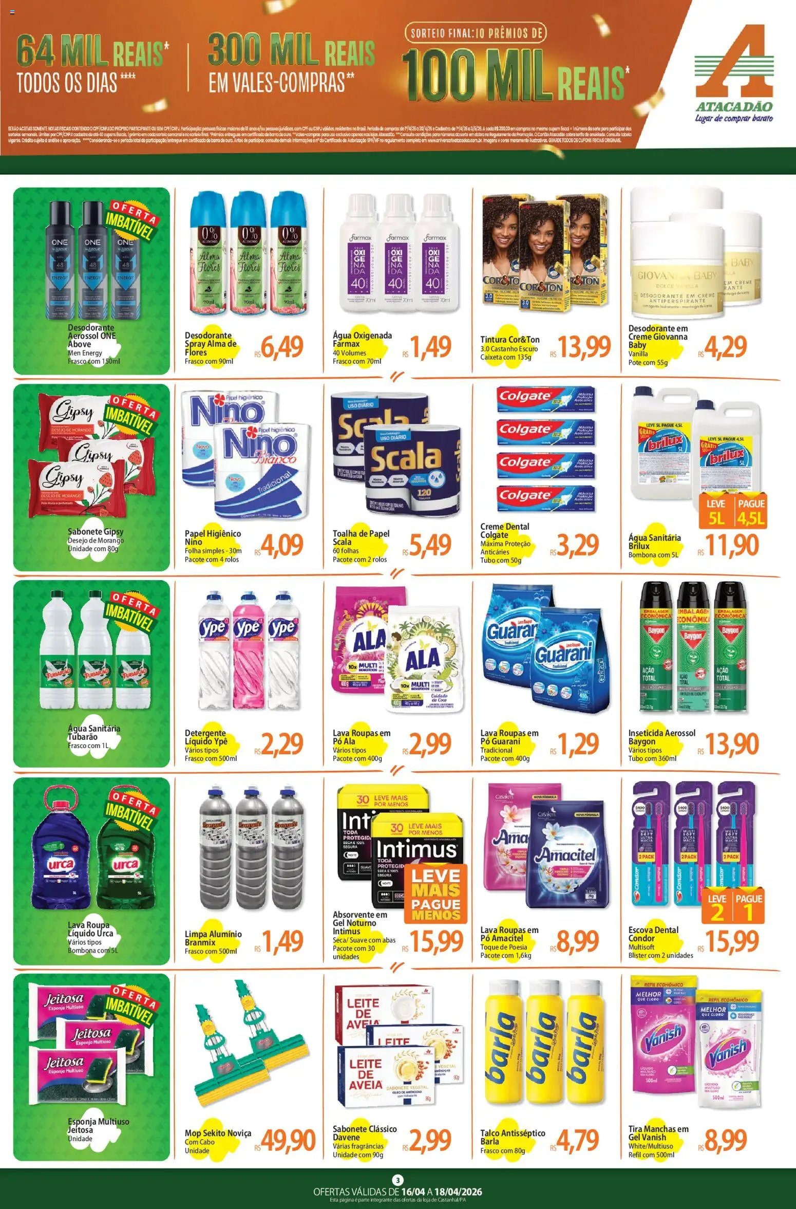 Atacadão folheto a partir de 16/04/2026 Atacadão ofertas - PA (2026-04-16 - 2026-04-18)