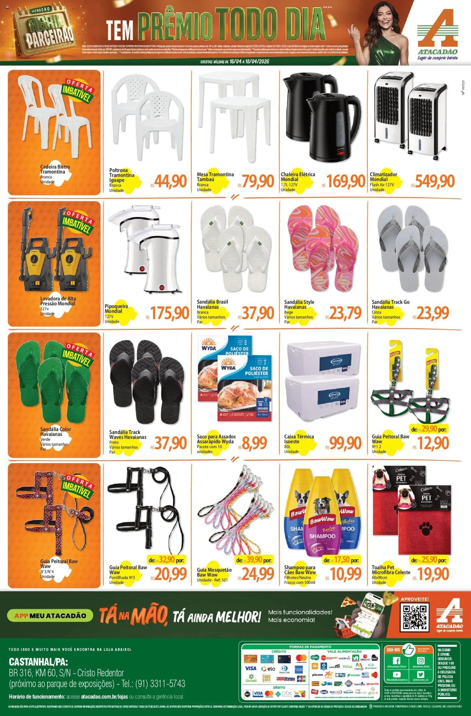 Atacadão folheto a partir de 16/04/2026 Atacadão ofertas - PA (2026-04-16 - 2026-04-18)