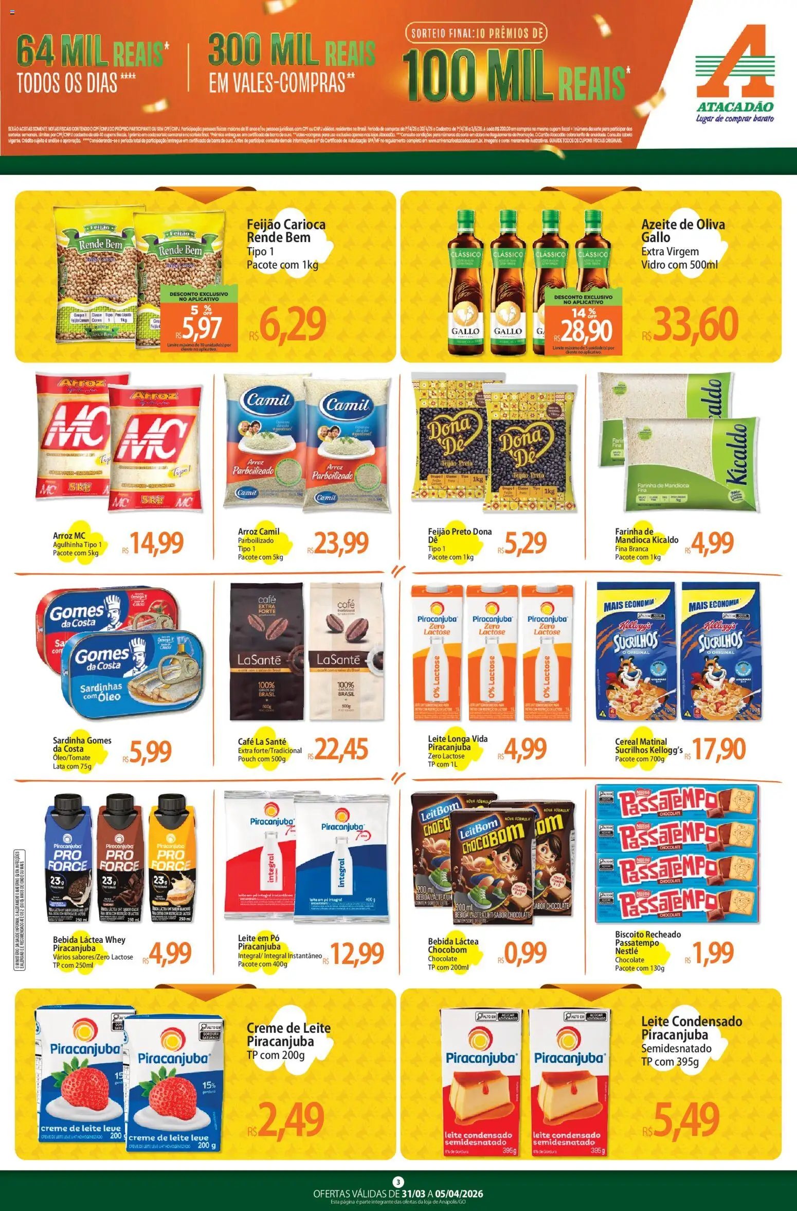 Atacadão folheto a partir de 31/03/2026 Atacadão ofertas - GO (2026-03-31 - 2026-04-05)