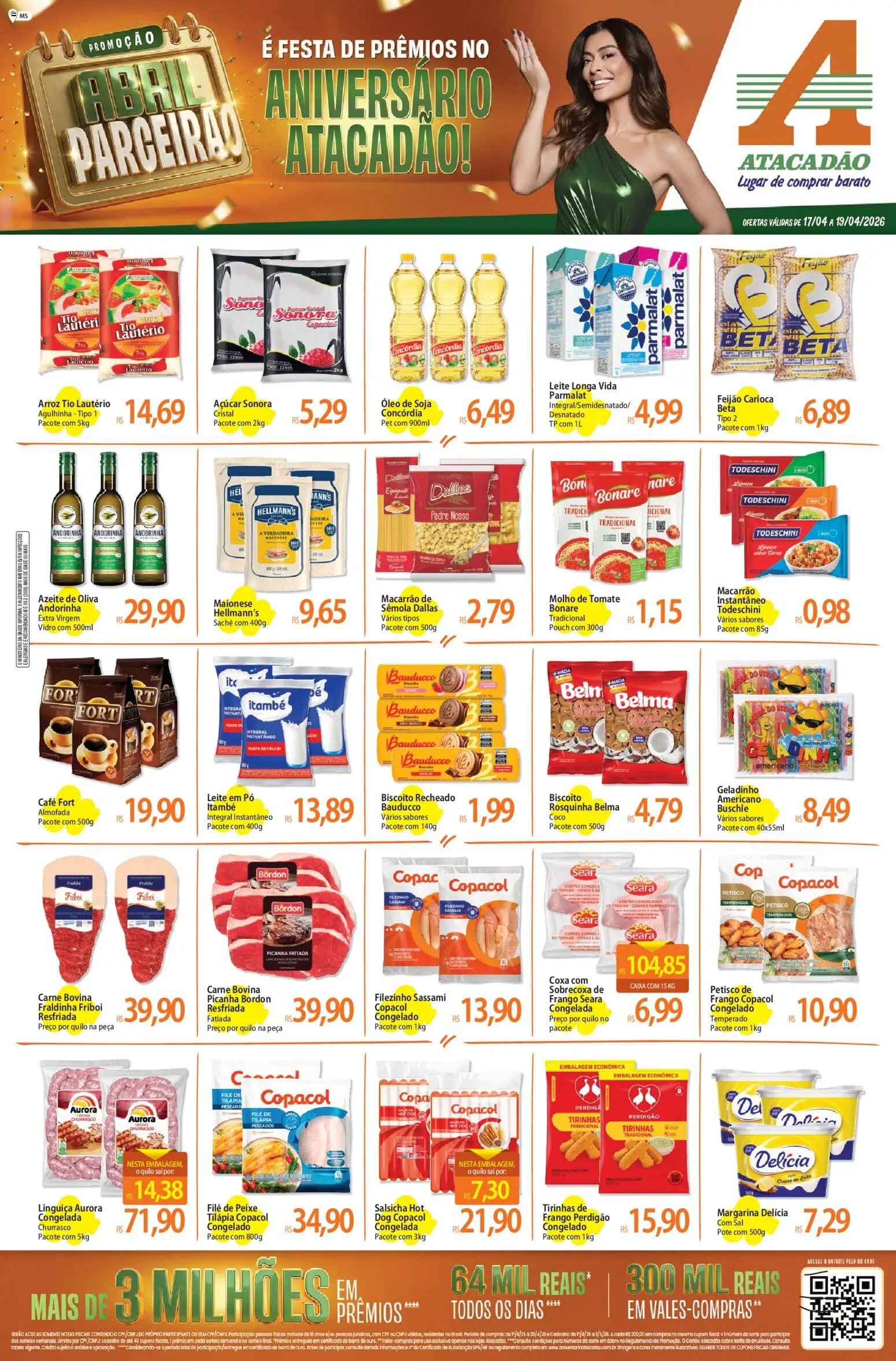 Atacadão folheto a partir de 17/04/2026 Atacadão ofertas - MS (2026-04-17 - 2026-04-19)