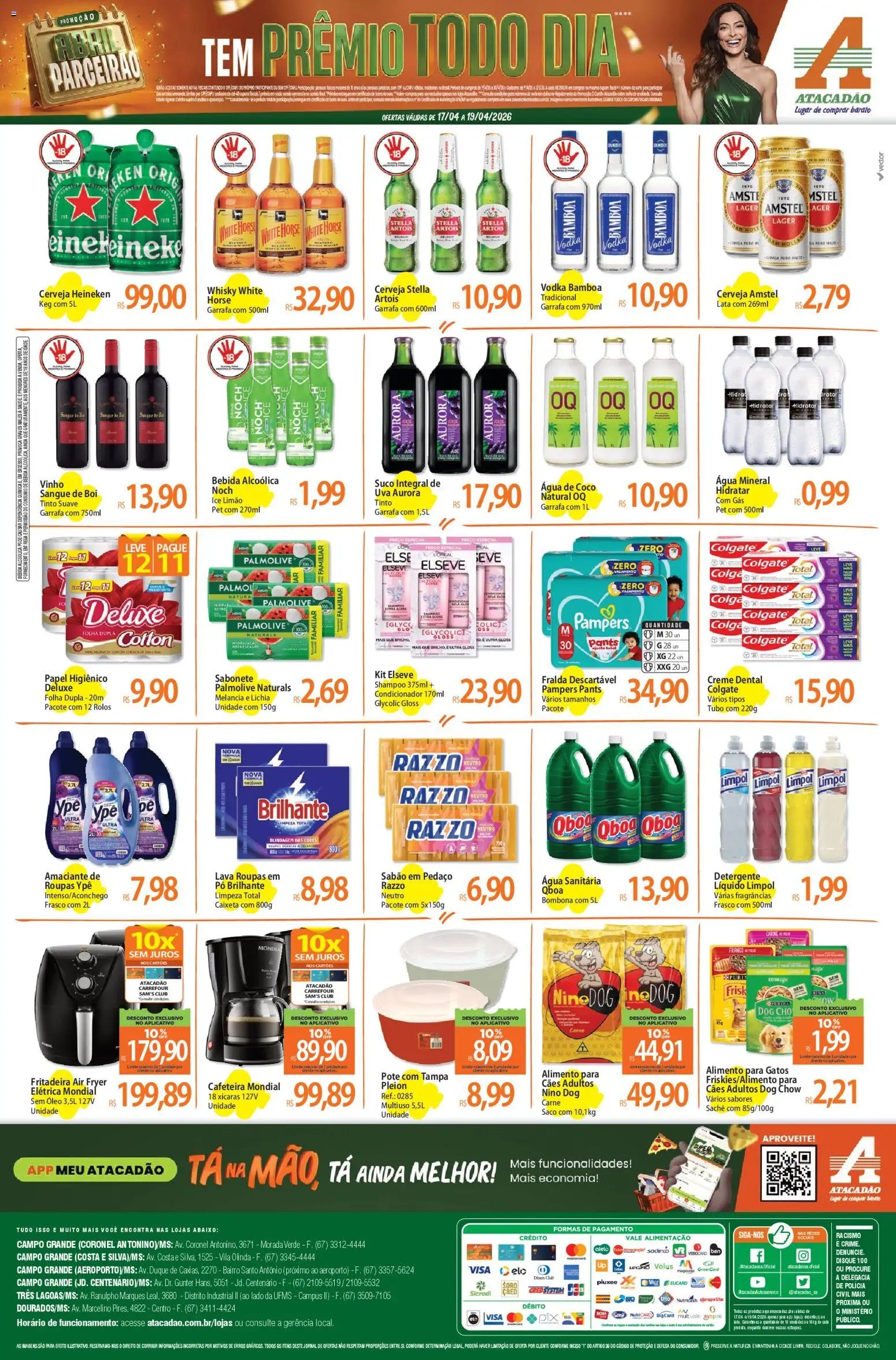 Atacadão folheto a partir de 17/04/2026 Atacadão ofertas - MS (2026-04-17 - 2026-04-19)
