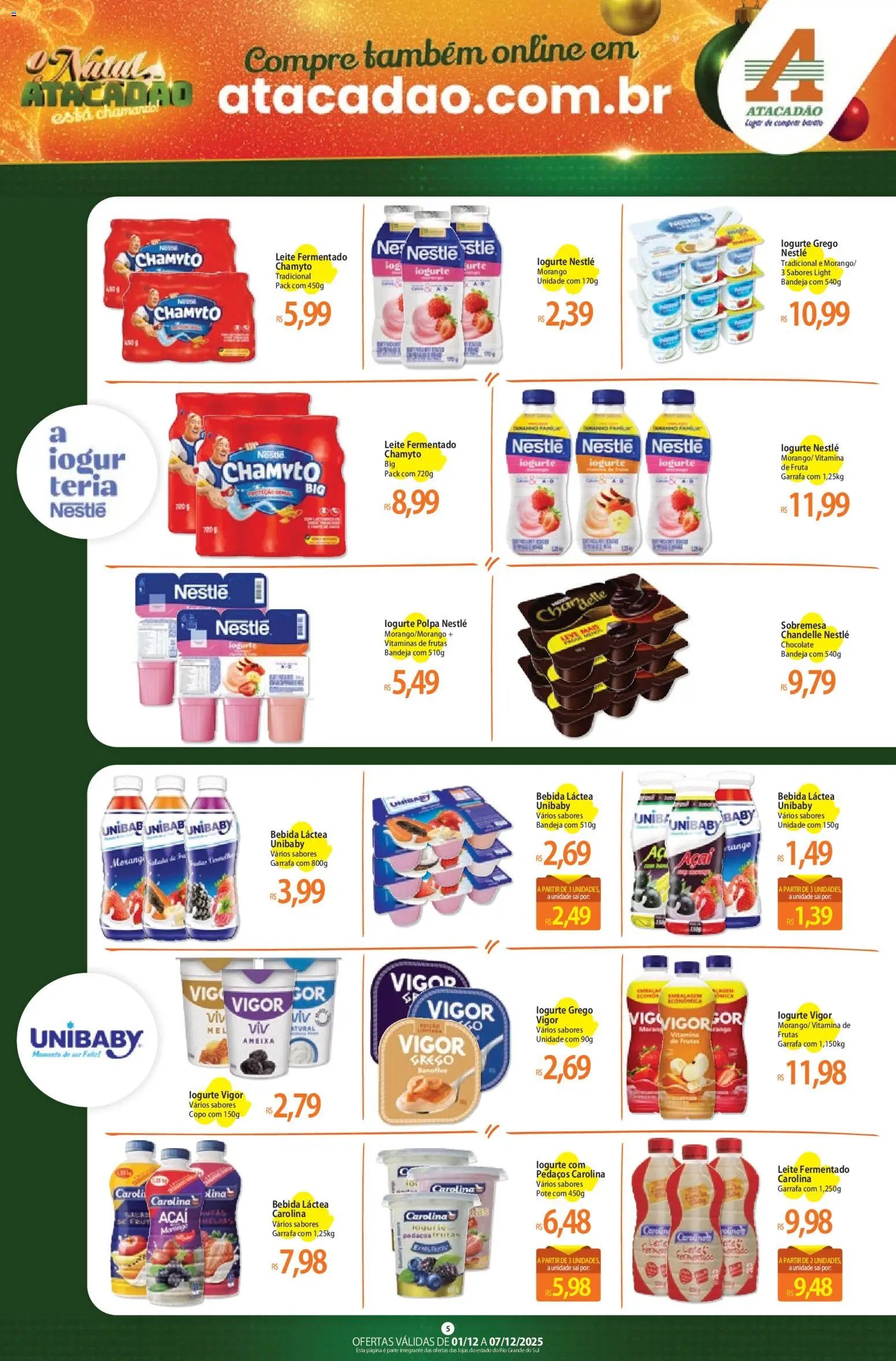 Atacadão folheto a partir de 01/12/2025 Ofertas - RS (2025-12-01 - 2025-12-07)