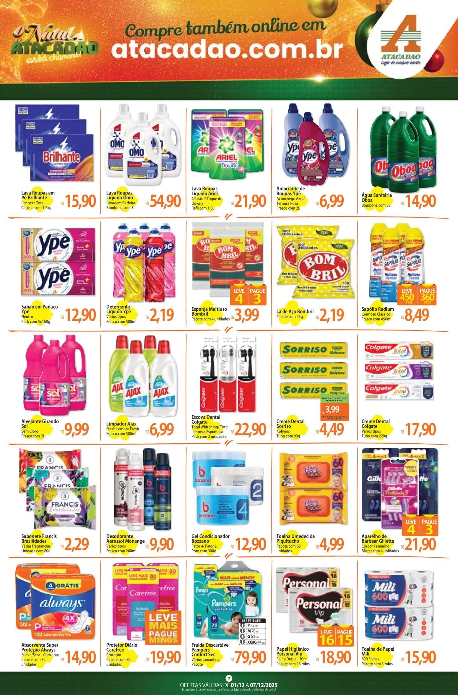 Atacadão folheto a partir de 01/12/2025 Ofertas - RS (2025-12-01 - 2025-12-07)