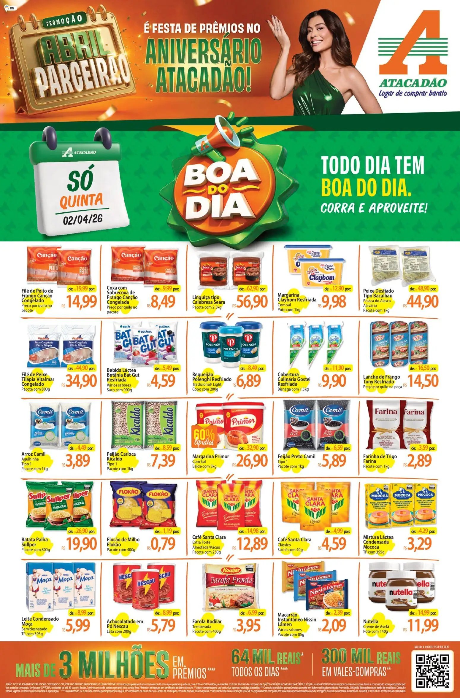 Atacadão folheto a partir de 02/04/2026 Atacadão ofertas - RN (2026-04-02 - 2026-04-02)