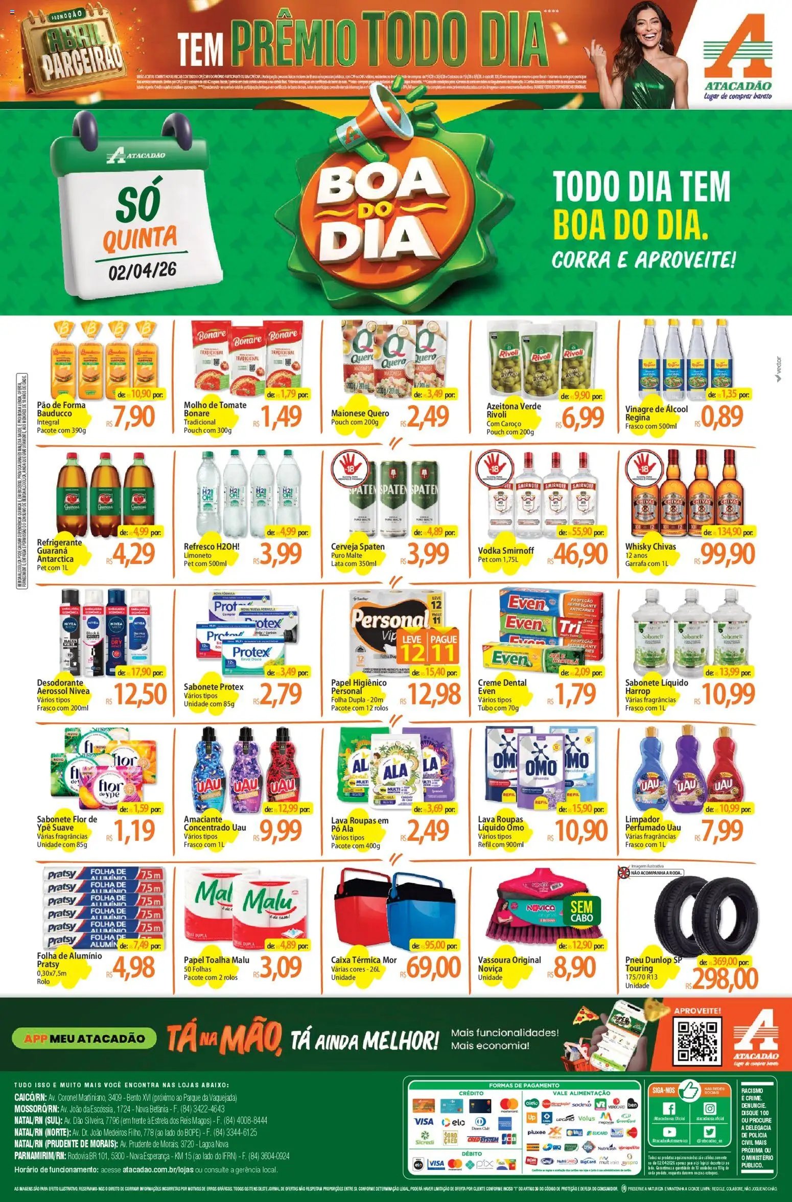 Atacadão folheto a partir de 02/04/2026 Atacadão ofertas - RN (2026-04-02 - 2026-04-02)