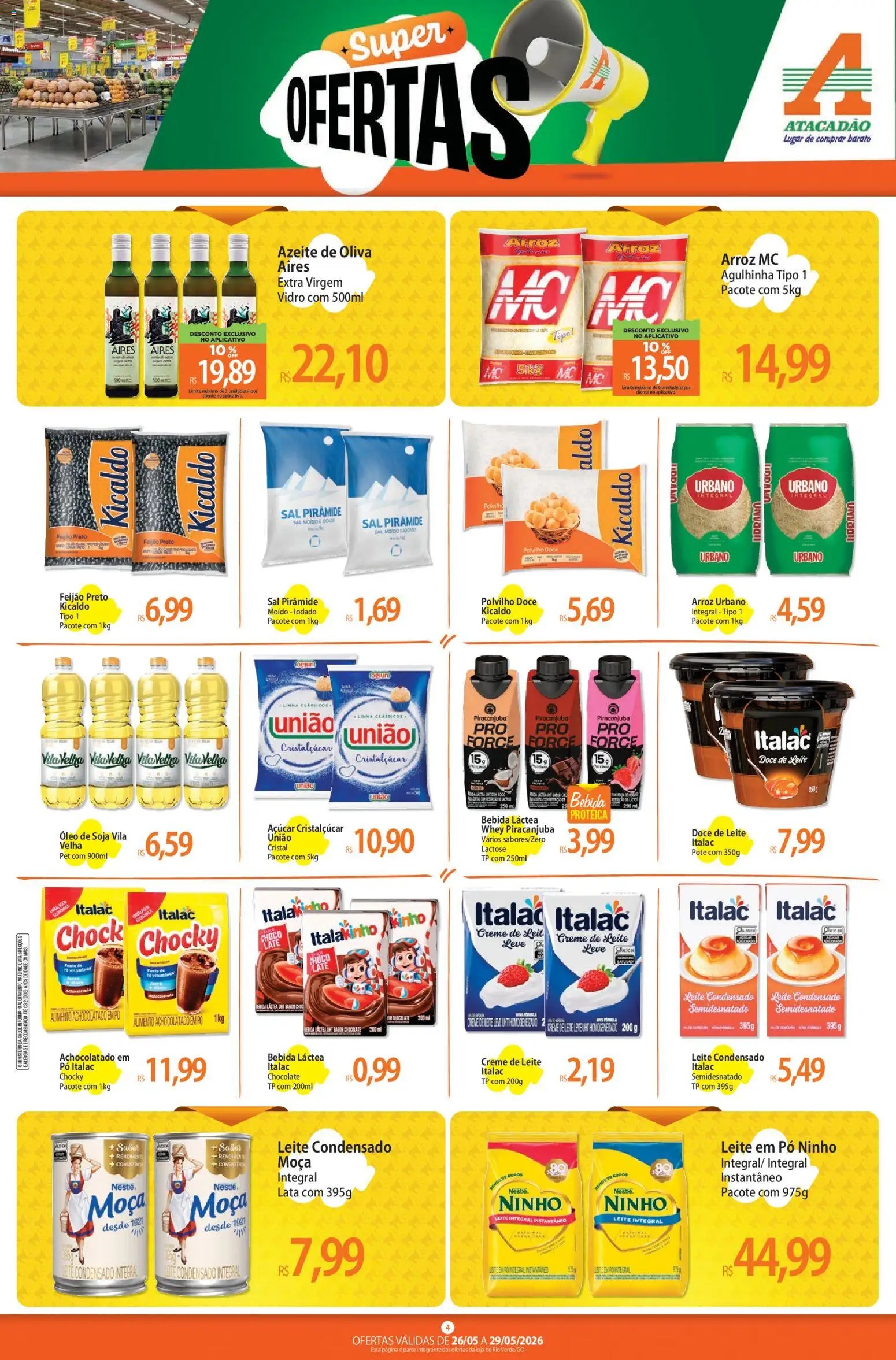 Atacadão folheto a partir de 26/05/2026 Atacadão ofertas - GO (2026-05-26 - 2026-05-29)