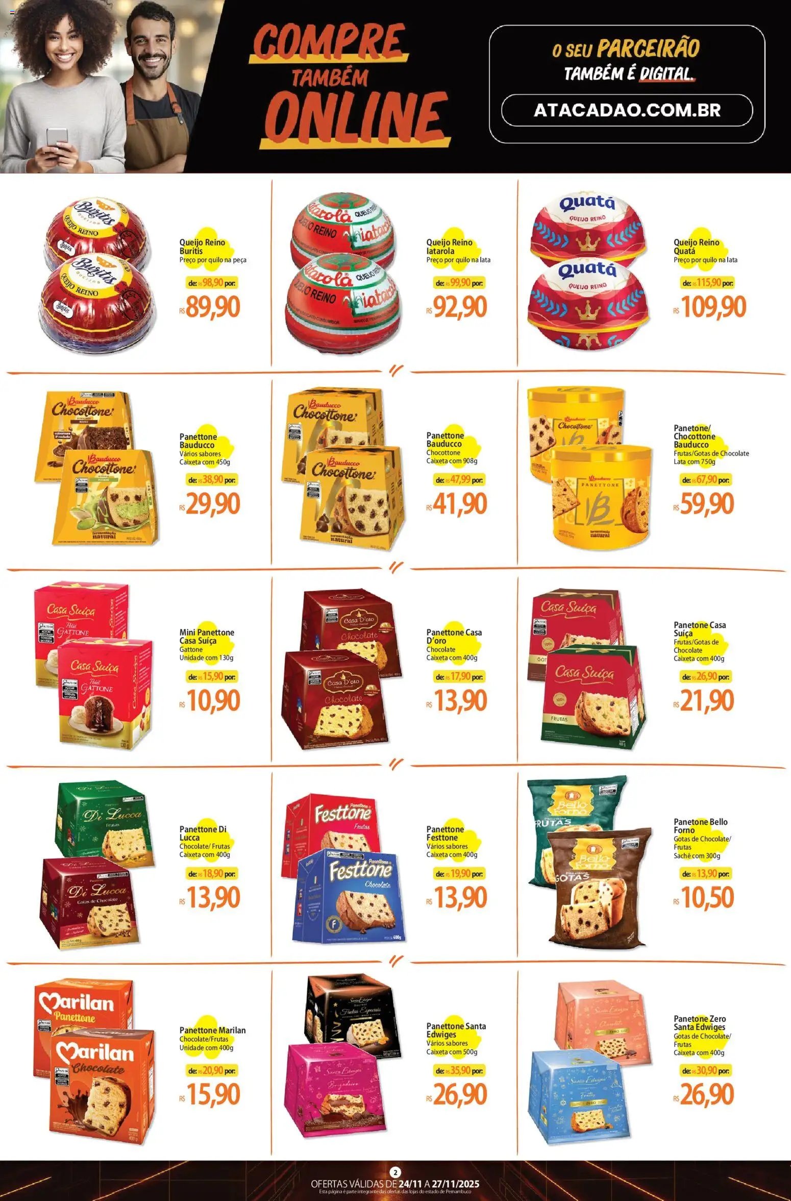 Atacadão folheto a partir de 24/11/2025 Ofertas - PE (2025-11-24 - 2025-11-27)