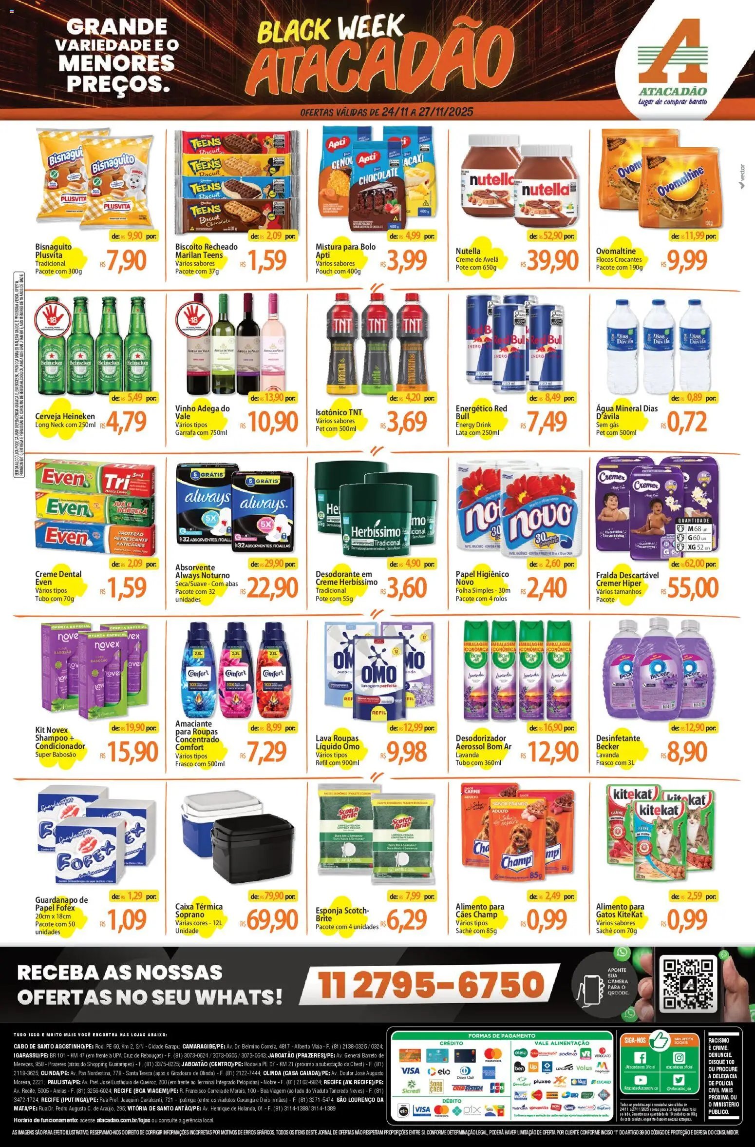 Atacadão folheto a partir de 24/11/2025 Ofertas - PE (2025-11-24 - 2025-11-27)