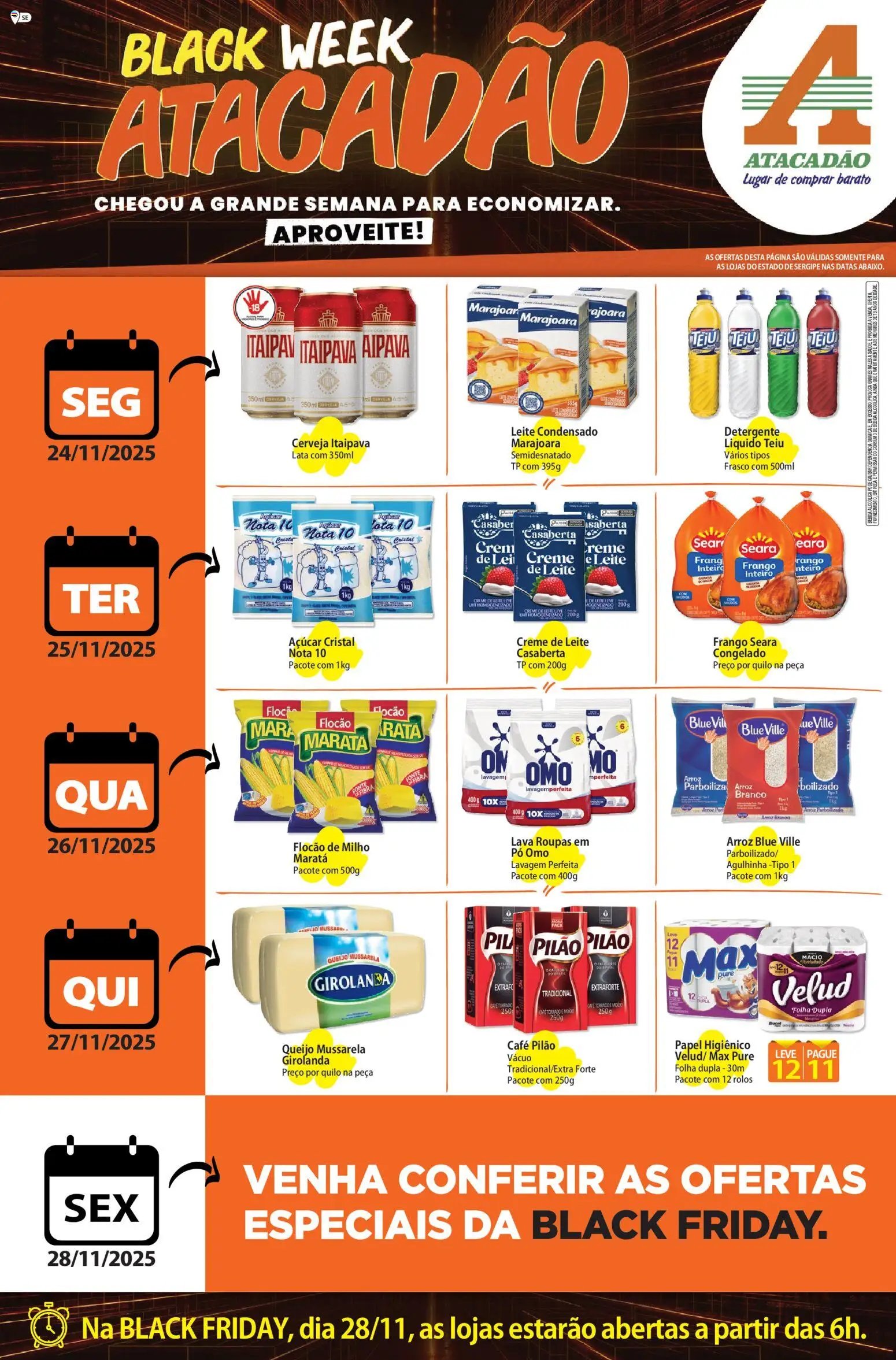 Atacadão folheto a partir de 24/11/2025 Ofertas - SE (2025-11-24 - 2025-11-30)