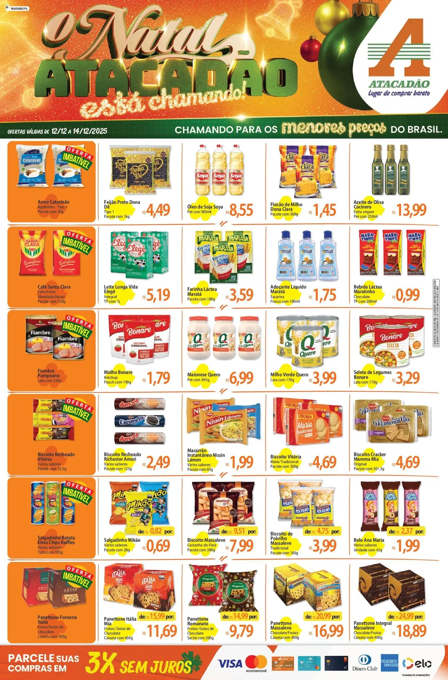 Atacadão folheto a partir de 12/12/2025 Ofertas - PA (2025-12-12 - 2025-12-14)