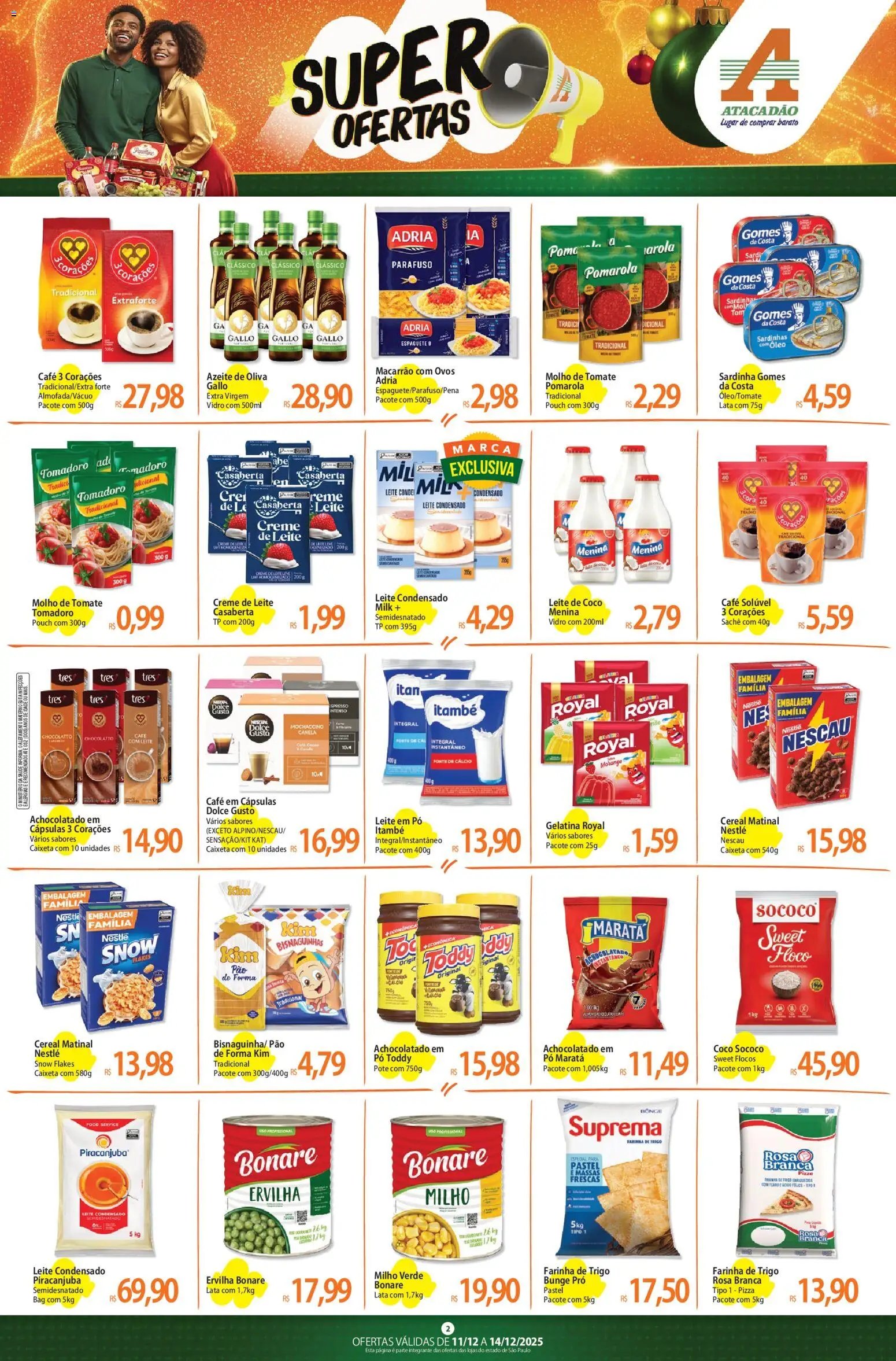 Atacadão folheto a partir de 11/12/2025 Ofertas - SP (2025-12-11 - 2025-12-14)