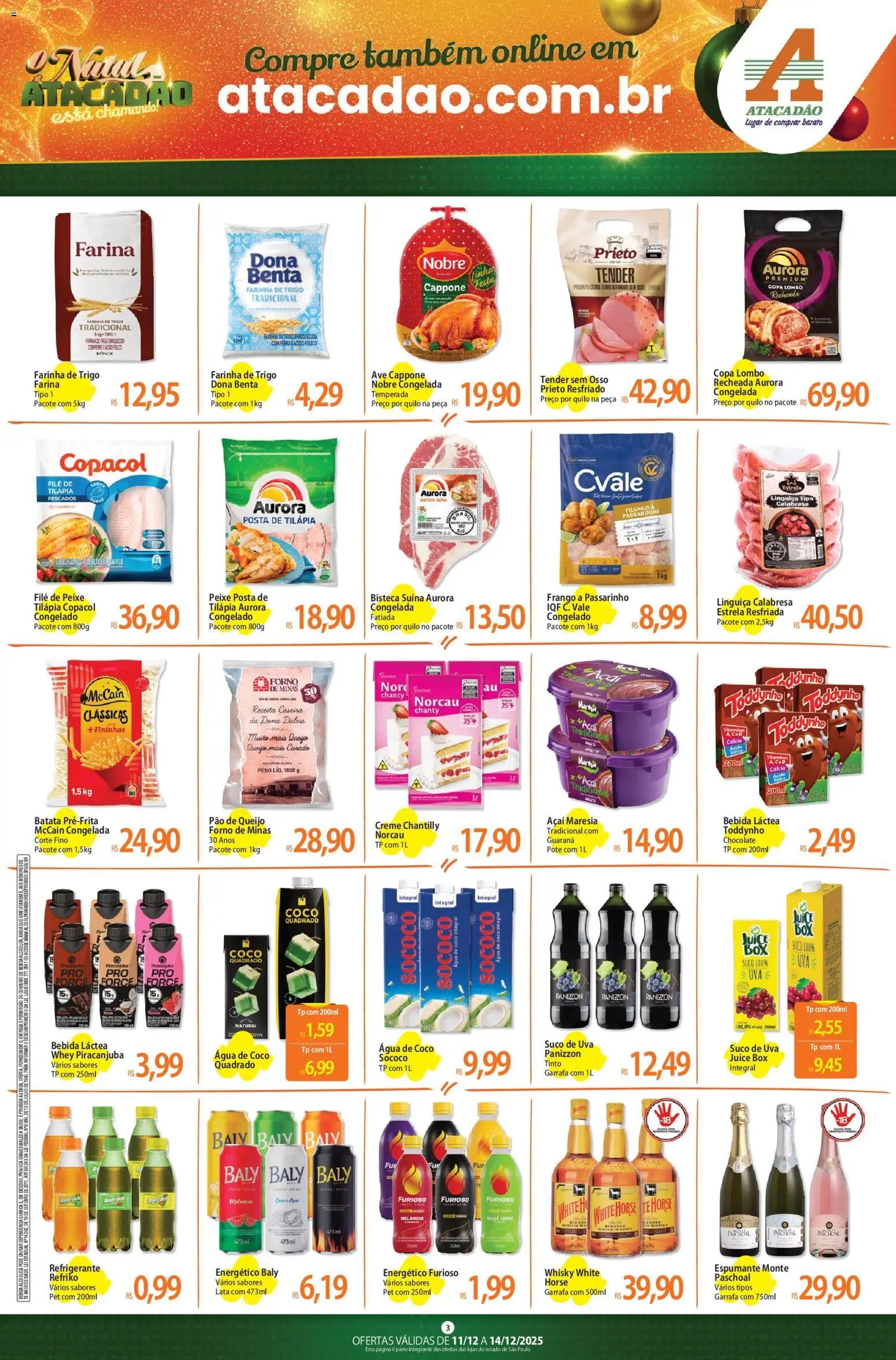 Atacadão folheto a partir de 11/12/2025 Ofertas - SP (2025-12-11 - 2025-12-14)