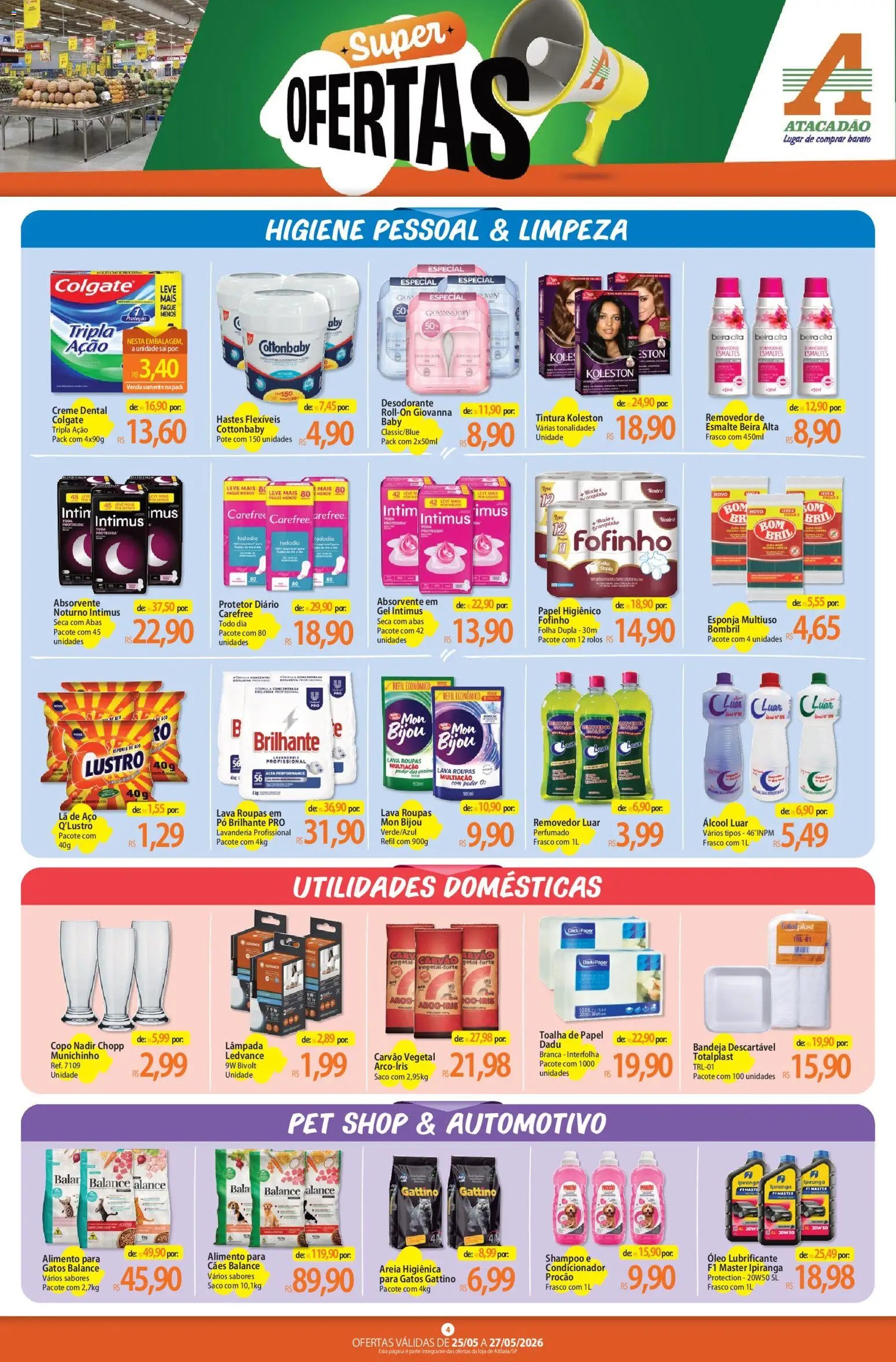Atacadão folheto a partir de 25/05/2026 Atacadão ofertas - SP (2026-05-25 - 2026-05-27)