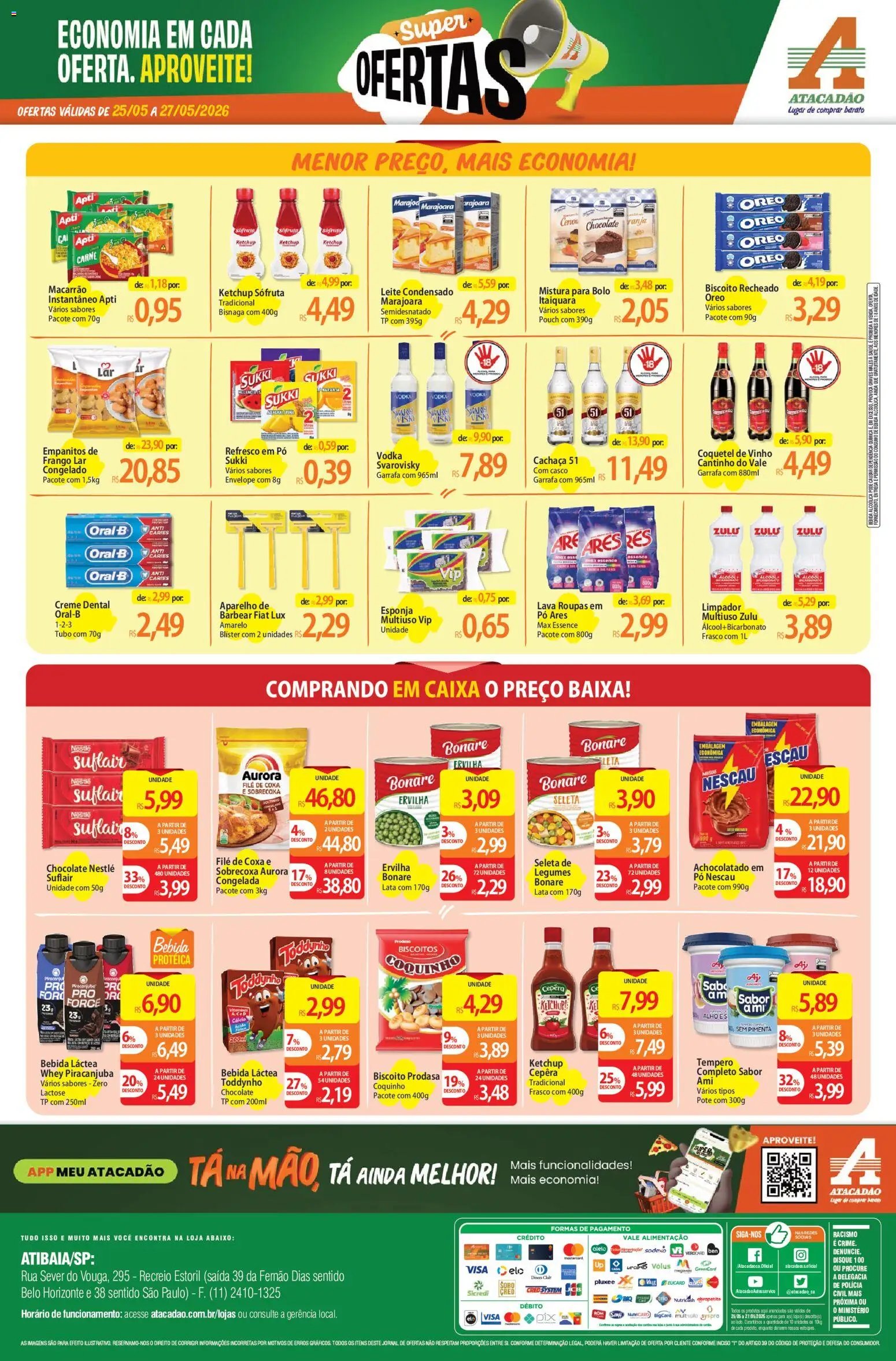 Atacadão folheto a partir de 25/05/2026 Atacadão ofertas - SP (2026-05-25 - 2026-05-27)