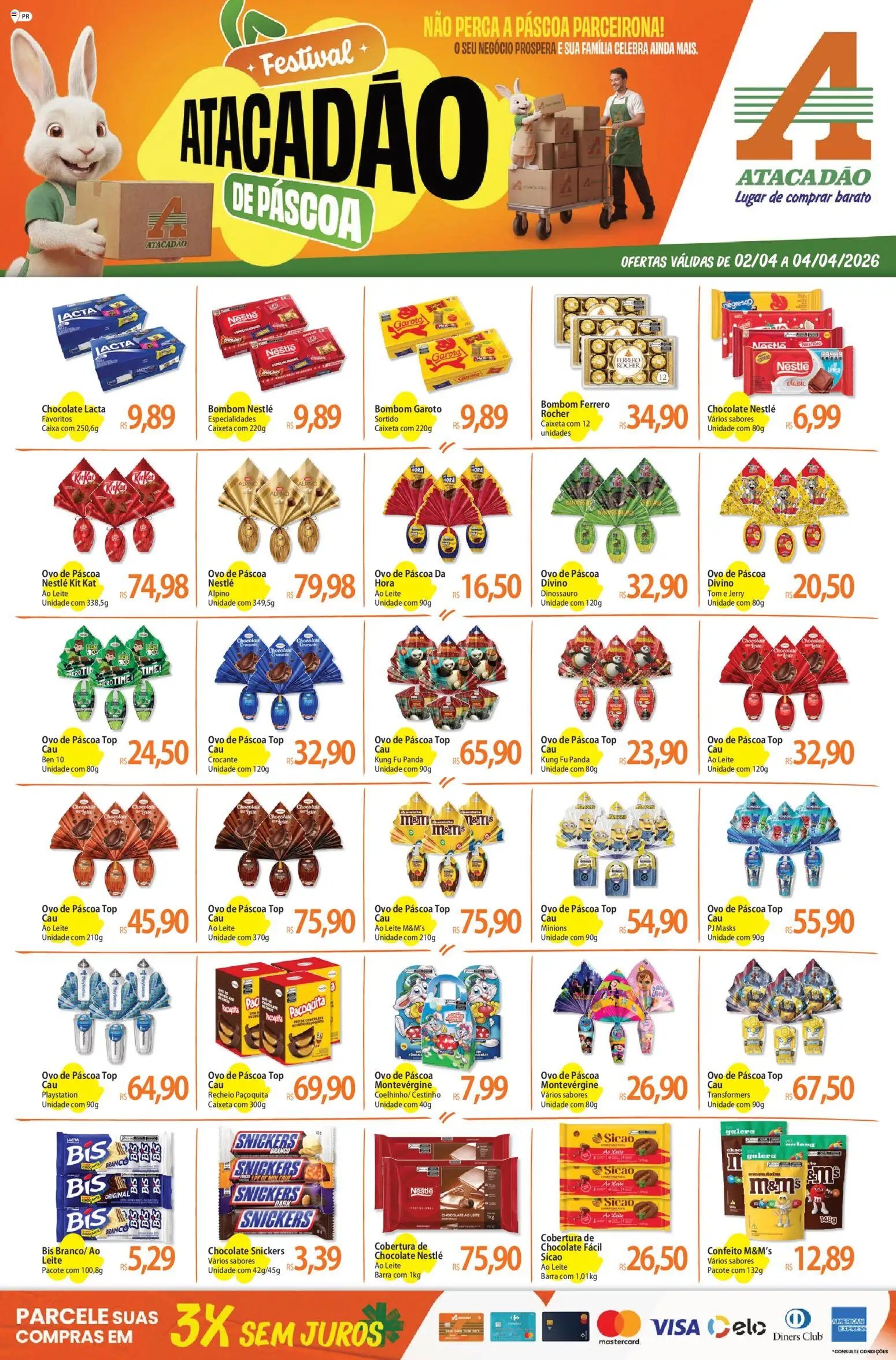 Atacadão folheto a partir de 02/04/2026 Atacadão ofertas - PR (2026-04-02 - 2026-04-04)