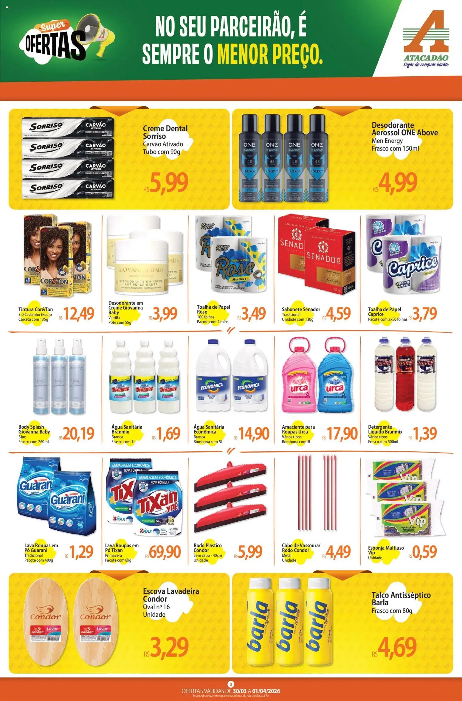 Atacadão folheto a partir de 30/03/2026 Atacadão ofertas - PA (2026-03-30 - 2026-04-01)