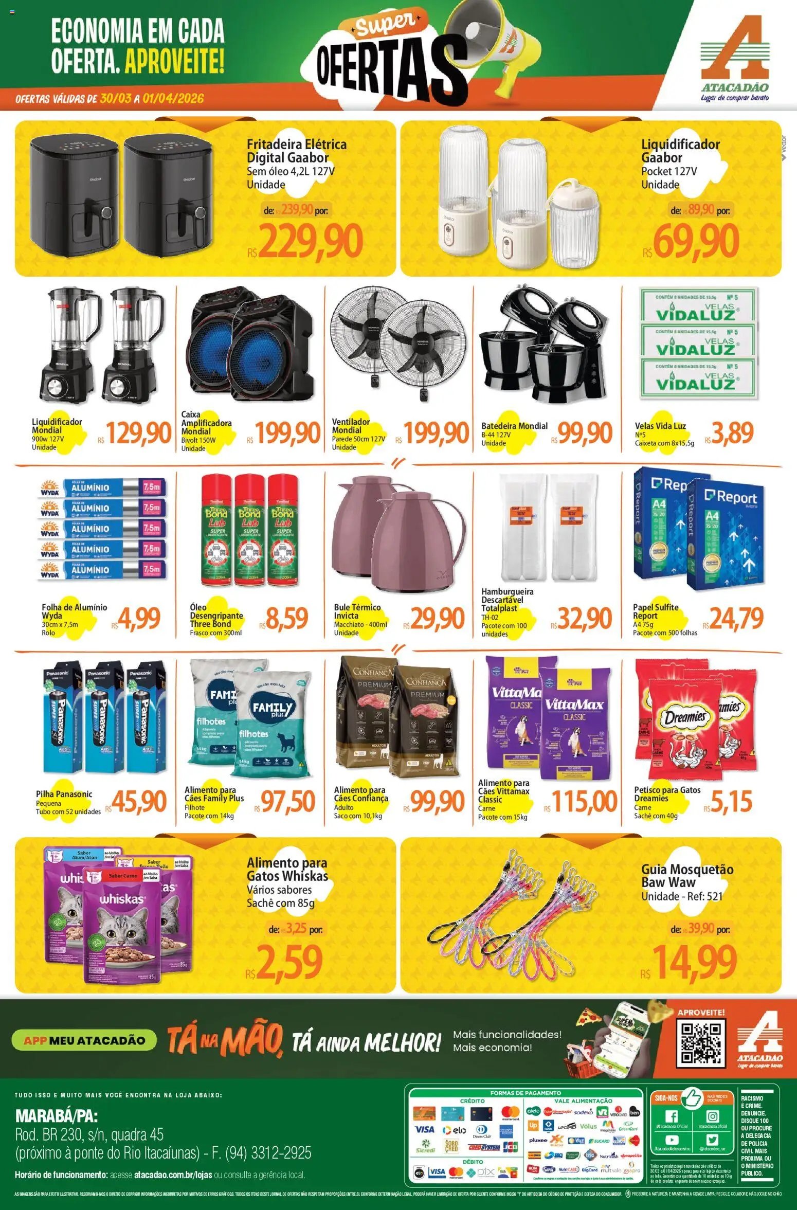 Atacadão folheto a partir de 30/03/2026 Atacadão ofertas - PA (2026-03-30 - 2026-04-01)