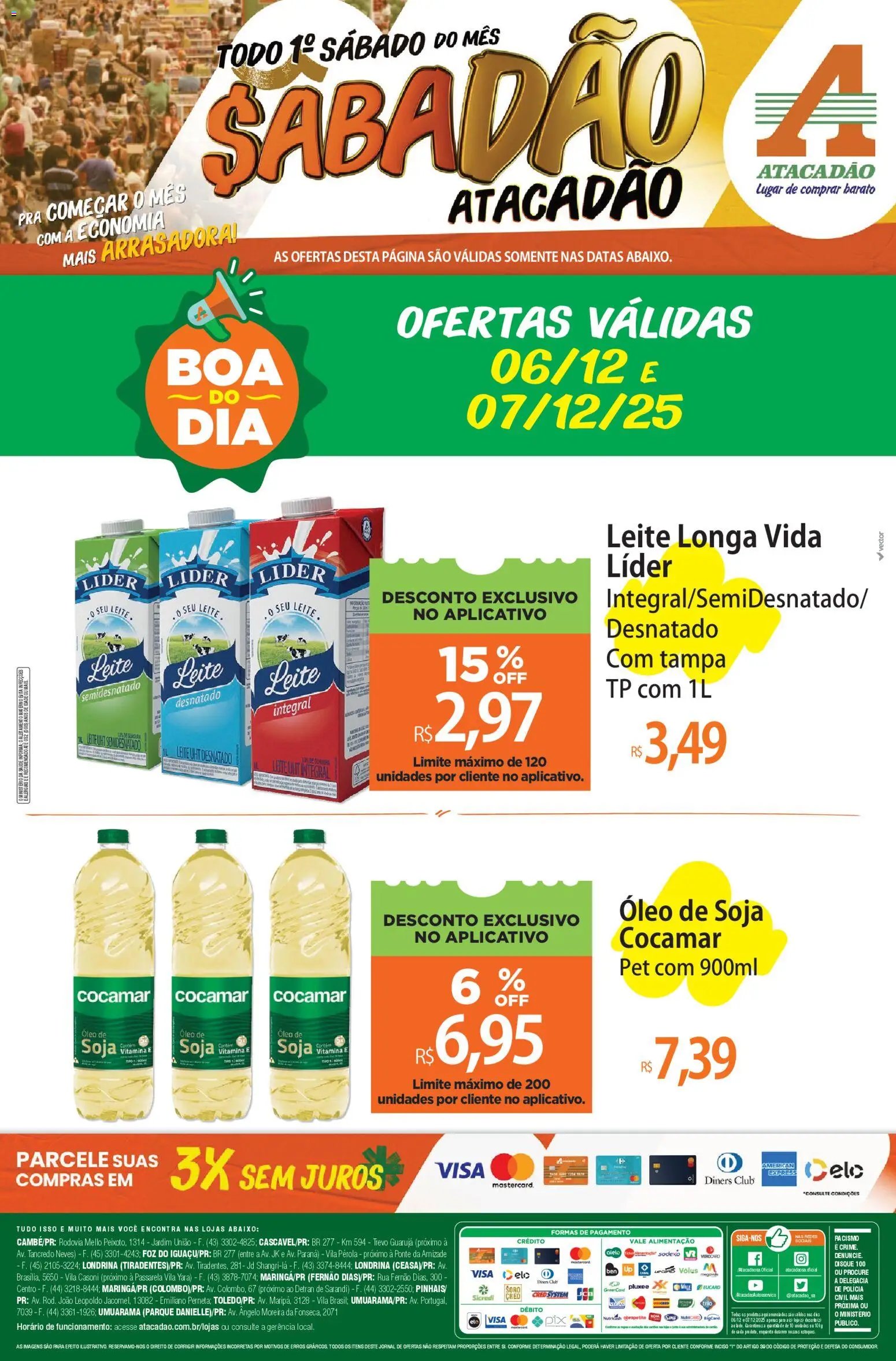 Atacadão folheto a partir de 06/12/2025 Ofertas - PR (2025-12-06 - 2025-12-07)