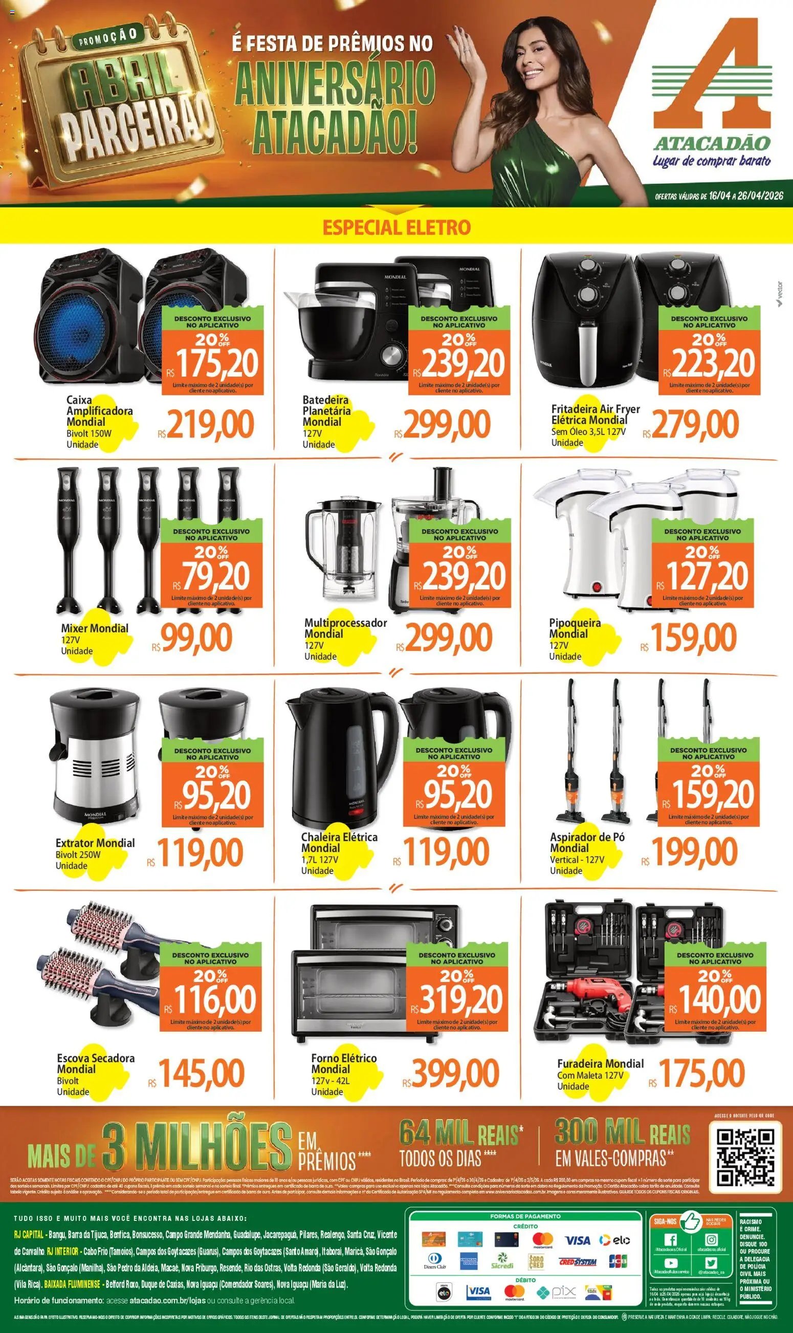 Atacadão folheto a partir de 16/04/2026 Atacadão ofertas - RJ (2026-04-16 - 2026-04-26)