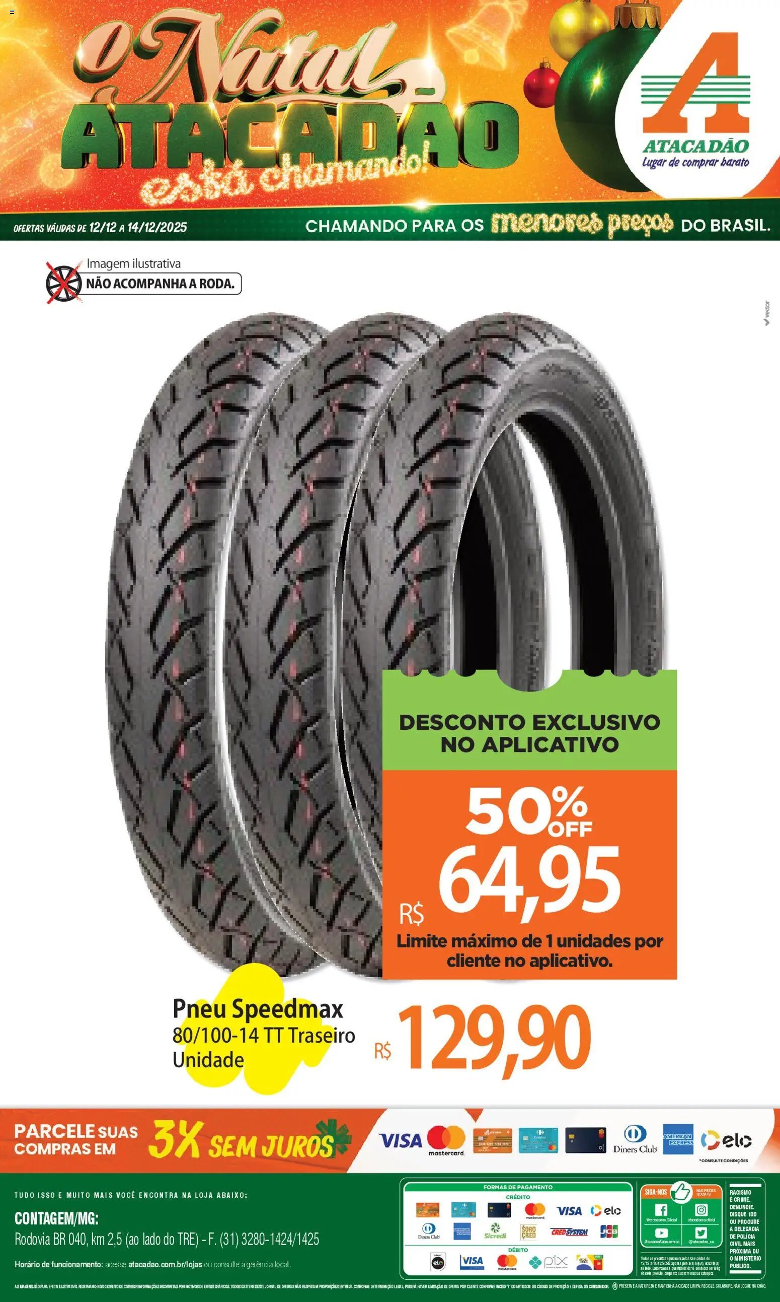 Atacadão folheto a partir de 12/12/2025 Ofertas - MG (2025-12-12 - 2025-12-14)