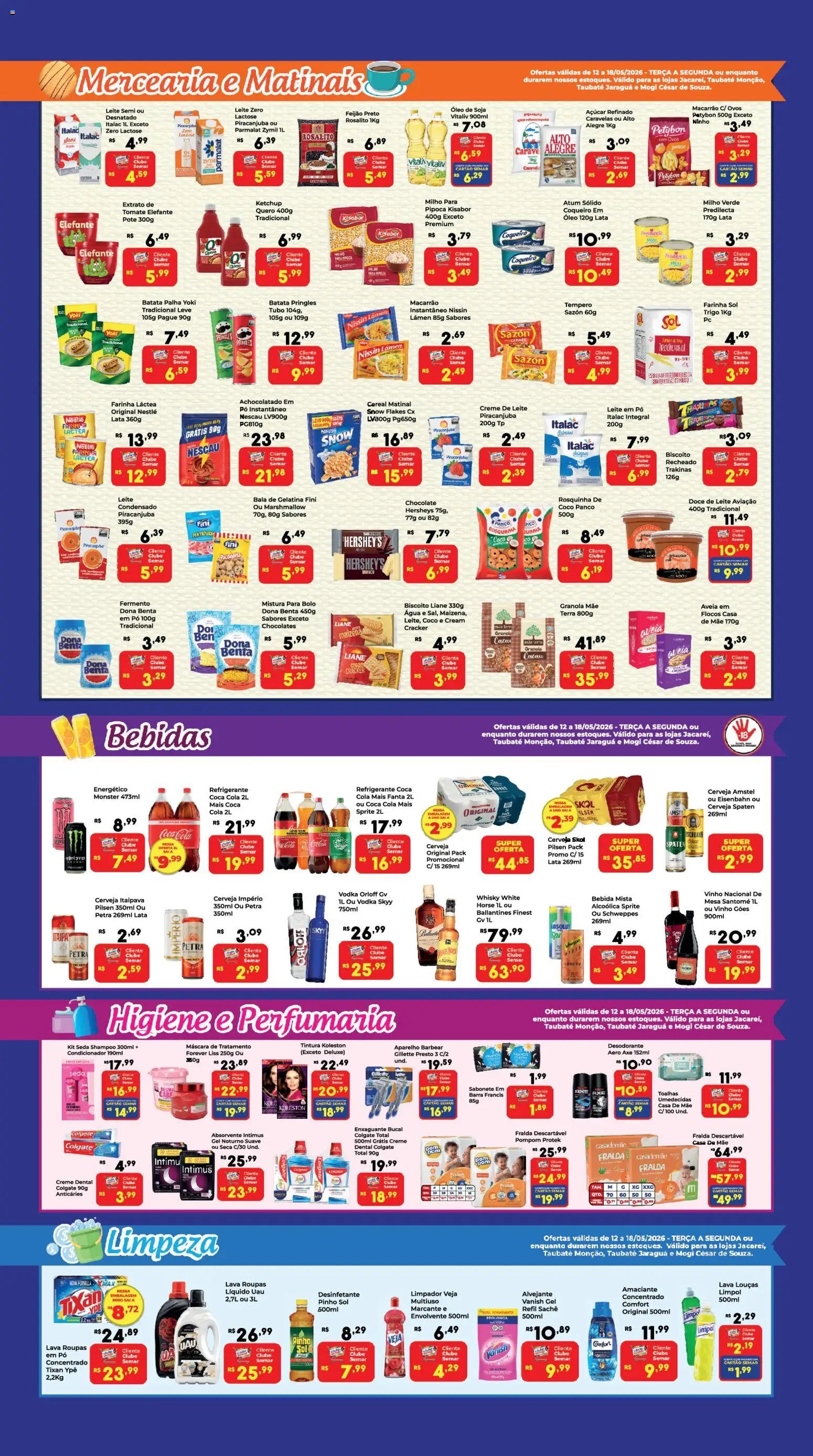 Semar Supermercado folheto a partir de 12/10/2026 Semar Supermercado - Ofertas da semana (2026-10-12 - 2026-10-18)