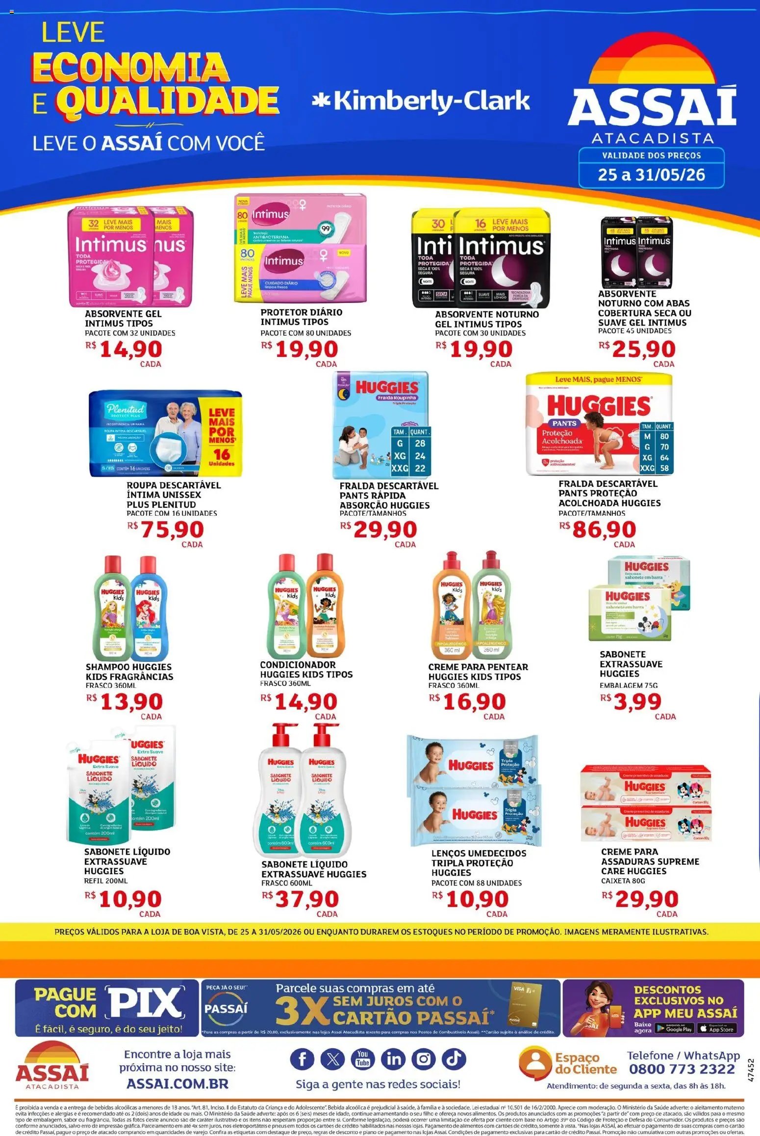 Assaí Atacadista folheto a partir de 25/05/2026 Assaí Atacadista ofertas - RR (2026-05-25 - 2026-05-31)