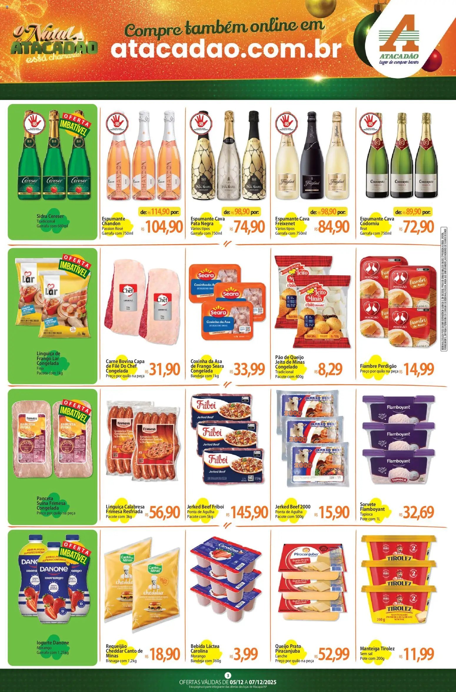 Atacadão folheto a partir de 05/12/2025 Ofertas - AP (2025-12-05 - 2025-12-07)