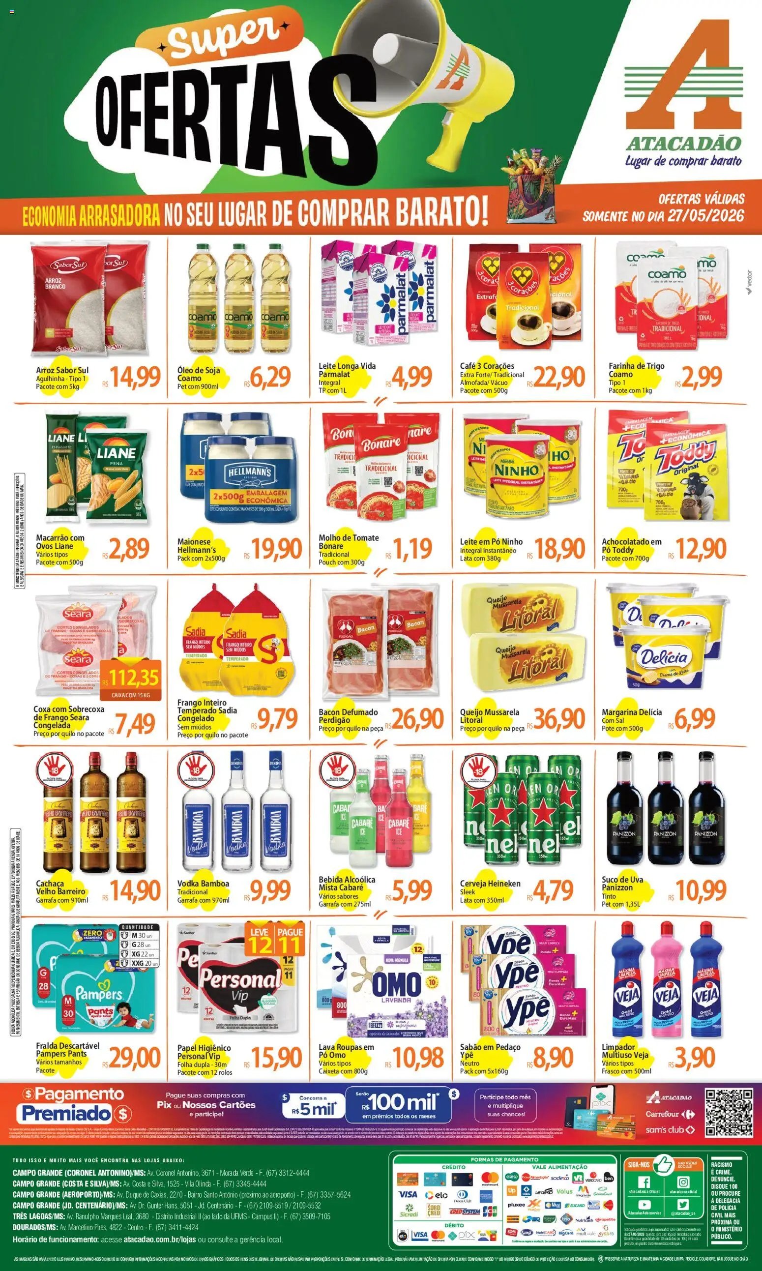 Atacadão folheto a partir de 27/05/2026 Atacadão ofertas - MS (2026-05-27 - 2026-05-27)