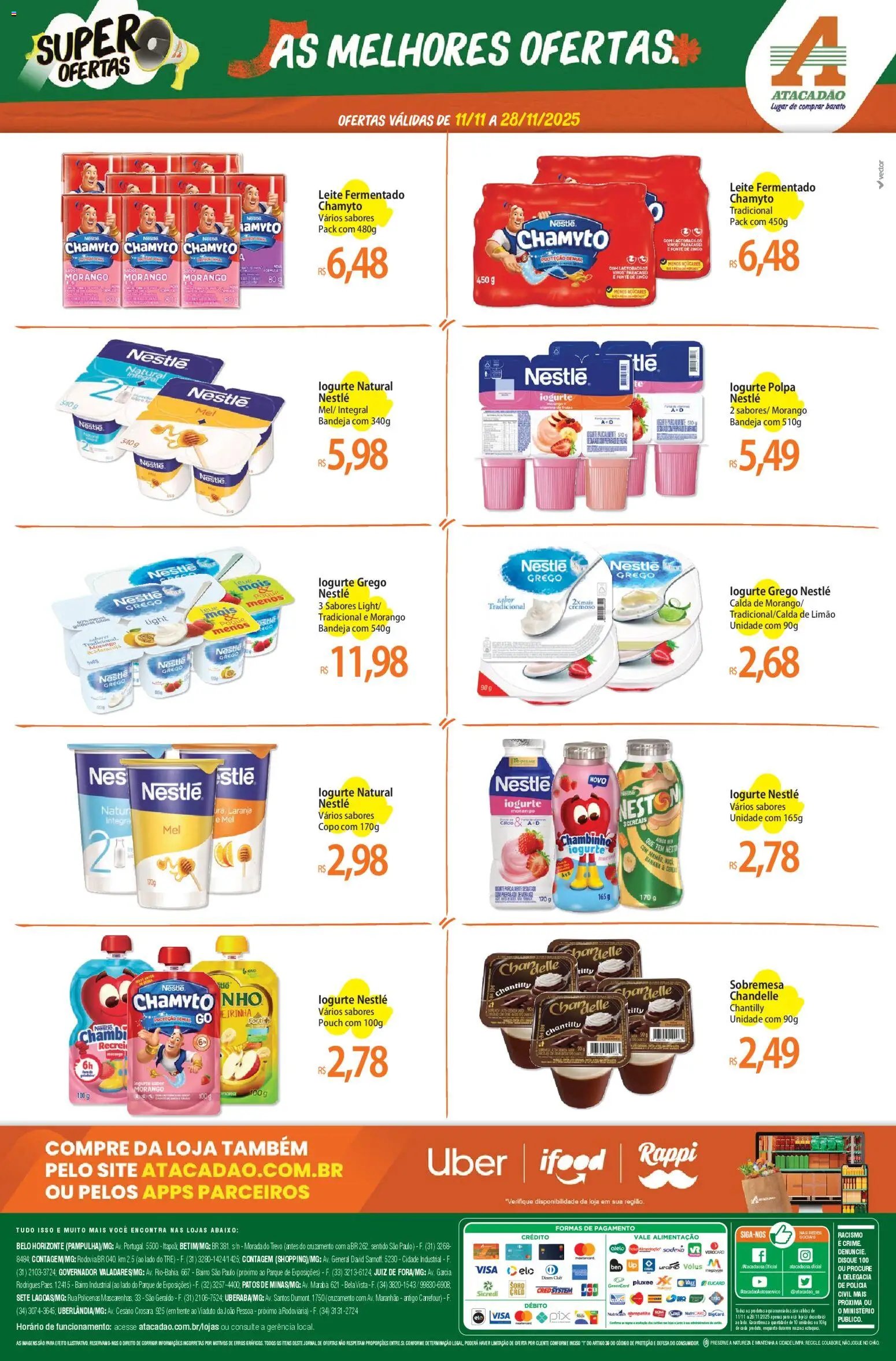 Atacadão folheto a partir de 11/11/2025 Ofertas - MG (2025-11-11 - 2025-11-28)